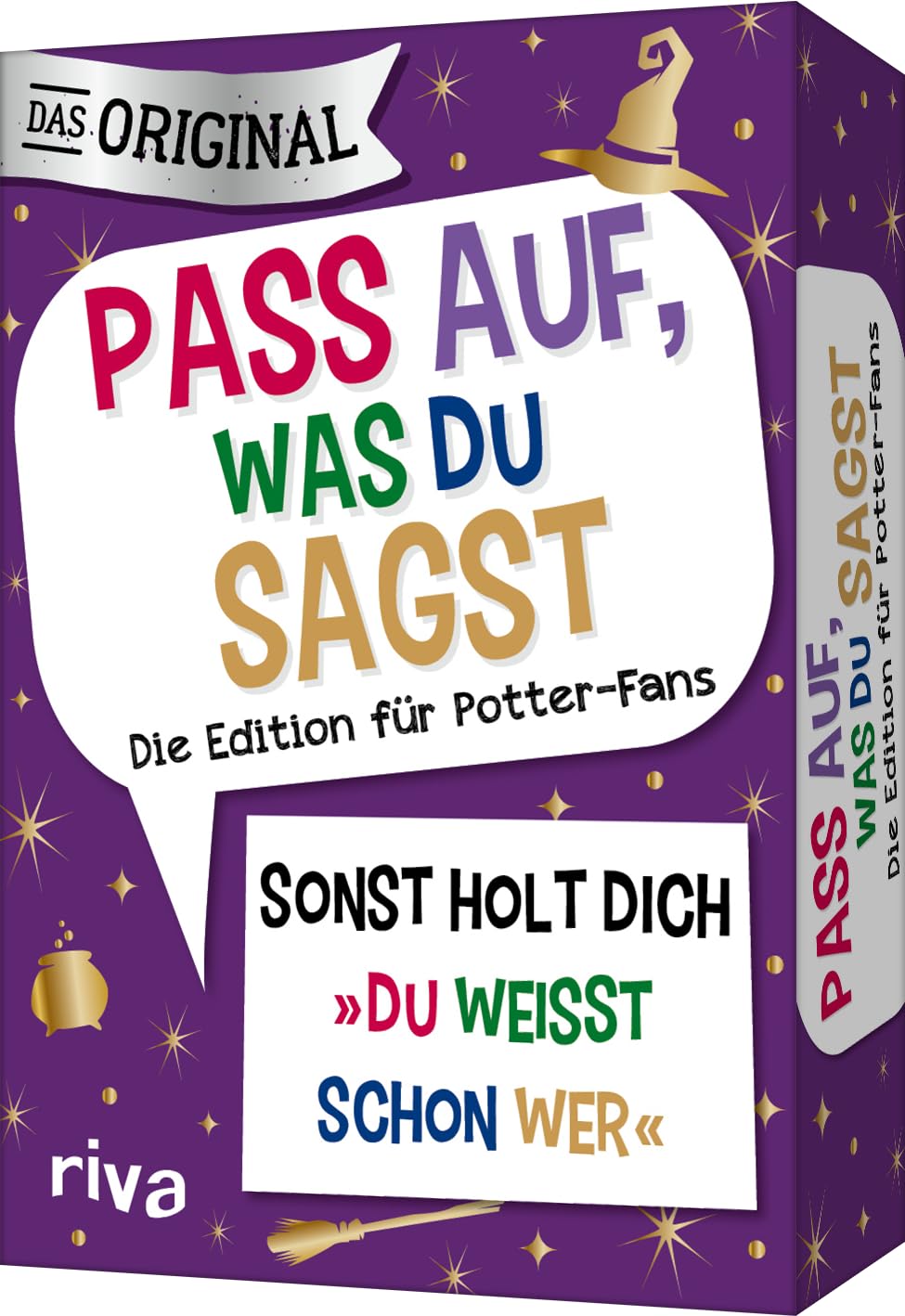 Pass auf, was du sagst – Die Edition für Potter-Fans: Sonst holt dich »Du weißt schon wer« | Das Original. Tolles Geschenk für alle Potterheads. Ab 10 Contemporary literature Books