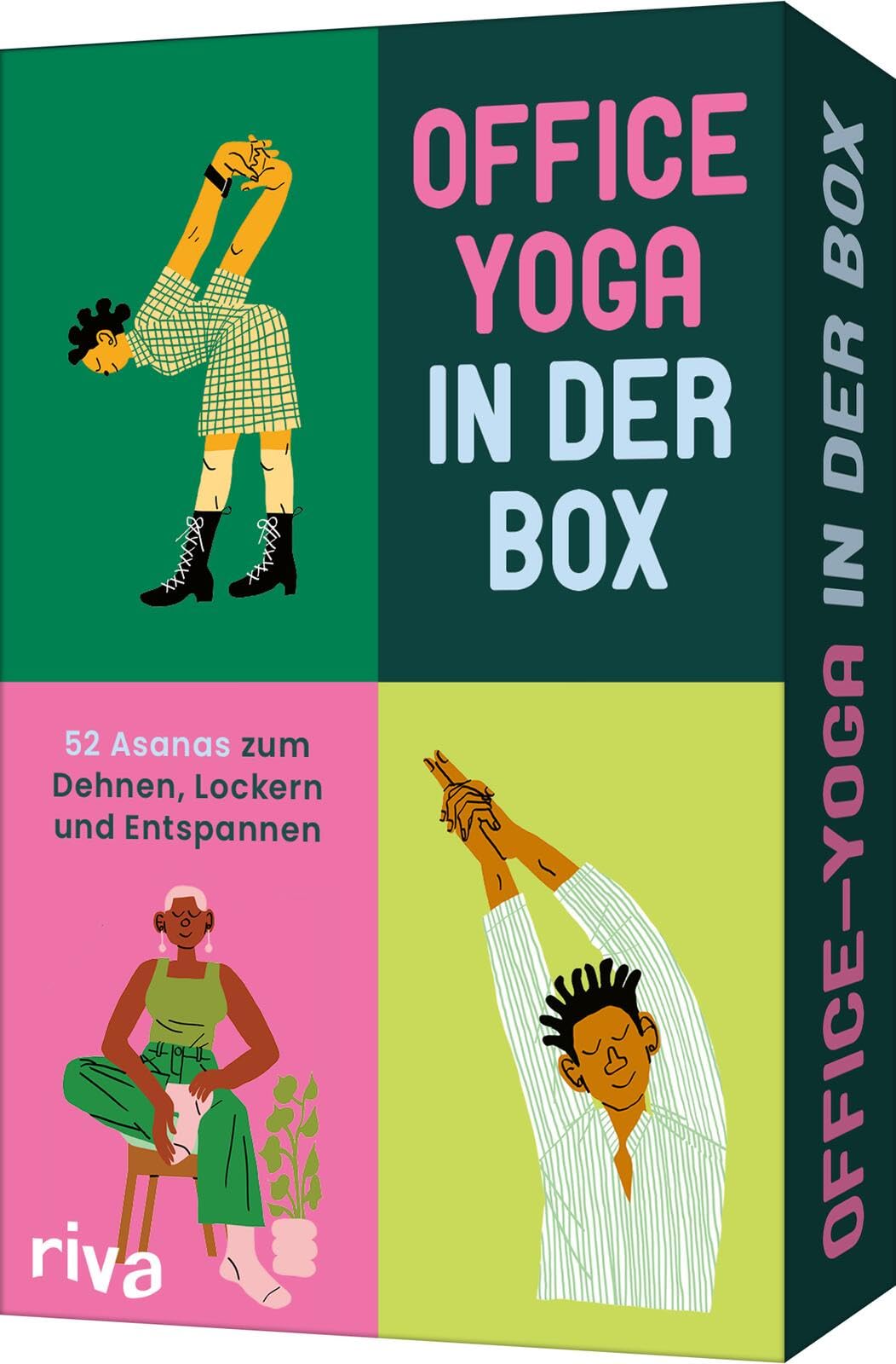 Office-Yoga in der Box: 52 Asanas zum Dehnen, Lockern und Entspannen | Karten mit Übungen für Büro und Homeoffice, gegen Rücken- und Kopfschmerzen, für bessere Konzentration Business, Finance & Career