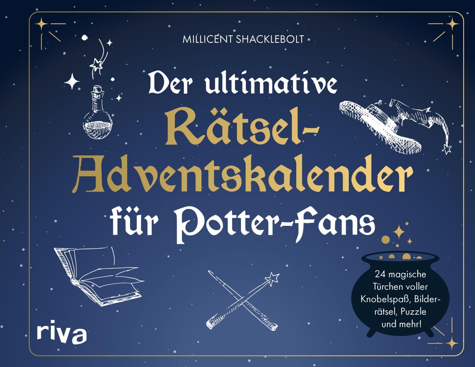 Der ultimative Rätsel-Adventskalender für Potter-Fans book