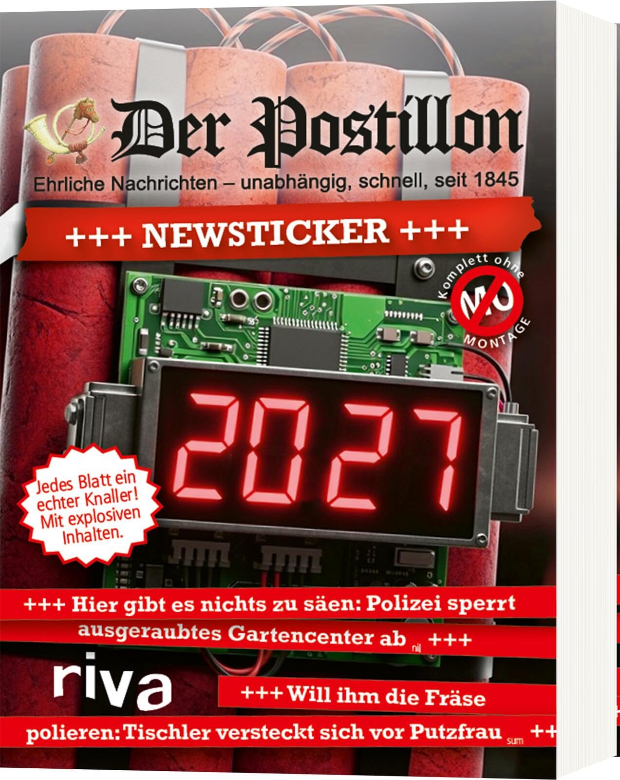 Der Postillon +++ Newsticker +++ 2027: Tagesabreißkalender | Das humorvolle Geschenk für Männer und Frauen. Für Fans des beliebten Online-Satire-Magazins Lifestyle