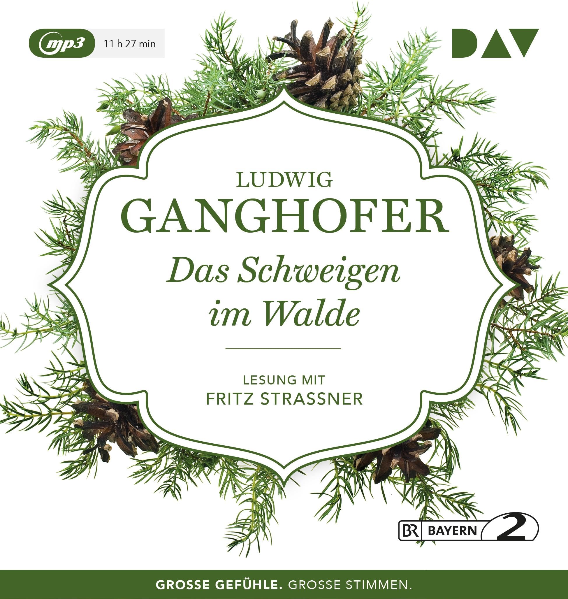 Das Schweigen im Walde: Lesung mit Fritz Straßner (1 mp3-CD) Classics