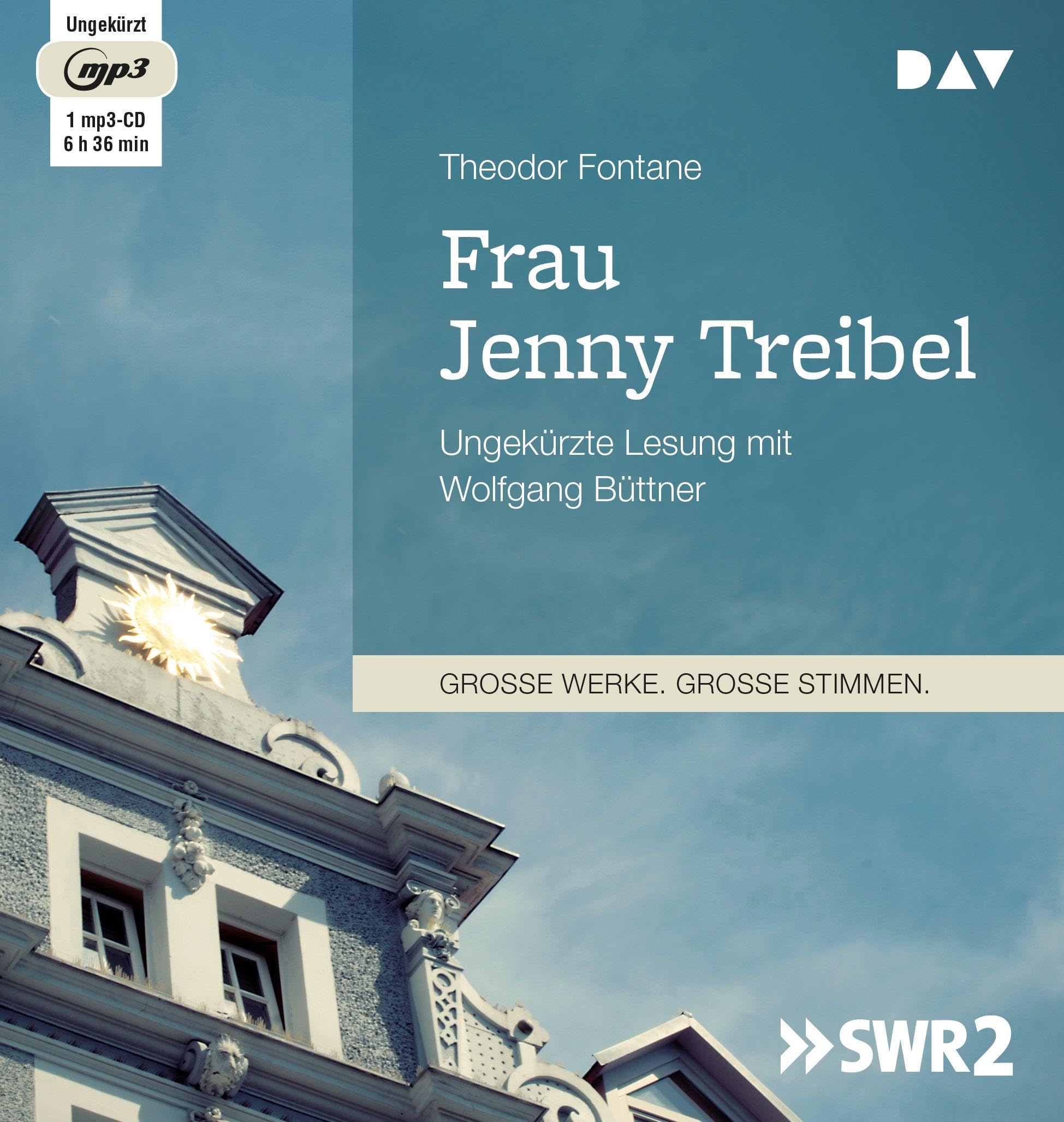 Frau Jenny Treibel: Ungekürzte Lesung mit Wolfgang Büttner (1 mp3-CD) Classics