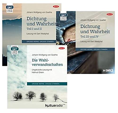Dichtung und Wahrheit Teil1-4 - Die Wahlverwandschaften, 4 MP3-CD Music