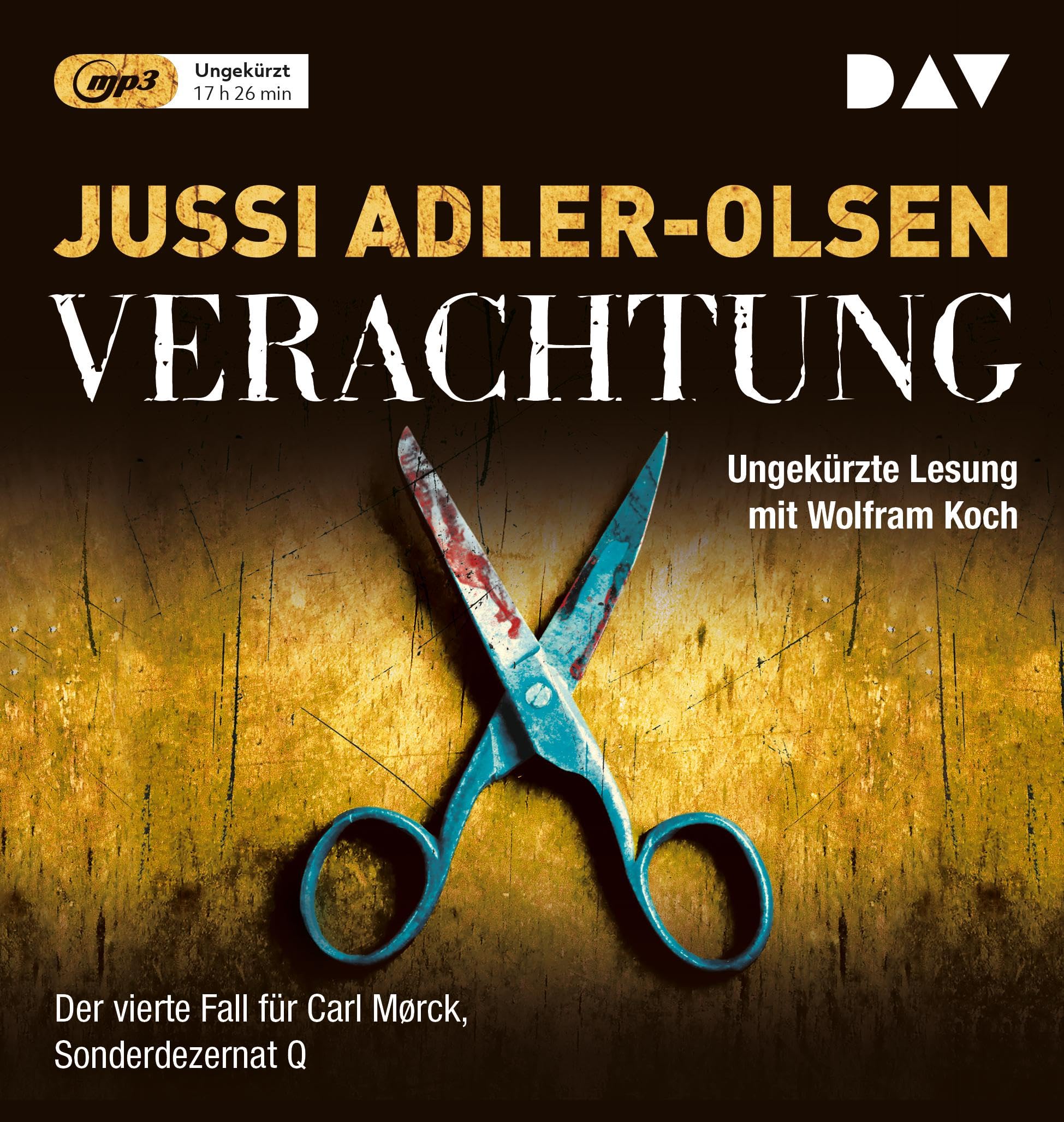 Verachtung. Der vierte Fall für Carl Mørck, Sonderdezernat Q: Ungekürzte Lesung mit Wolfram Koch (2 mp3-CDs) (Carl-Mørck-Reihe) Contemporary literature Books