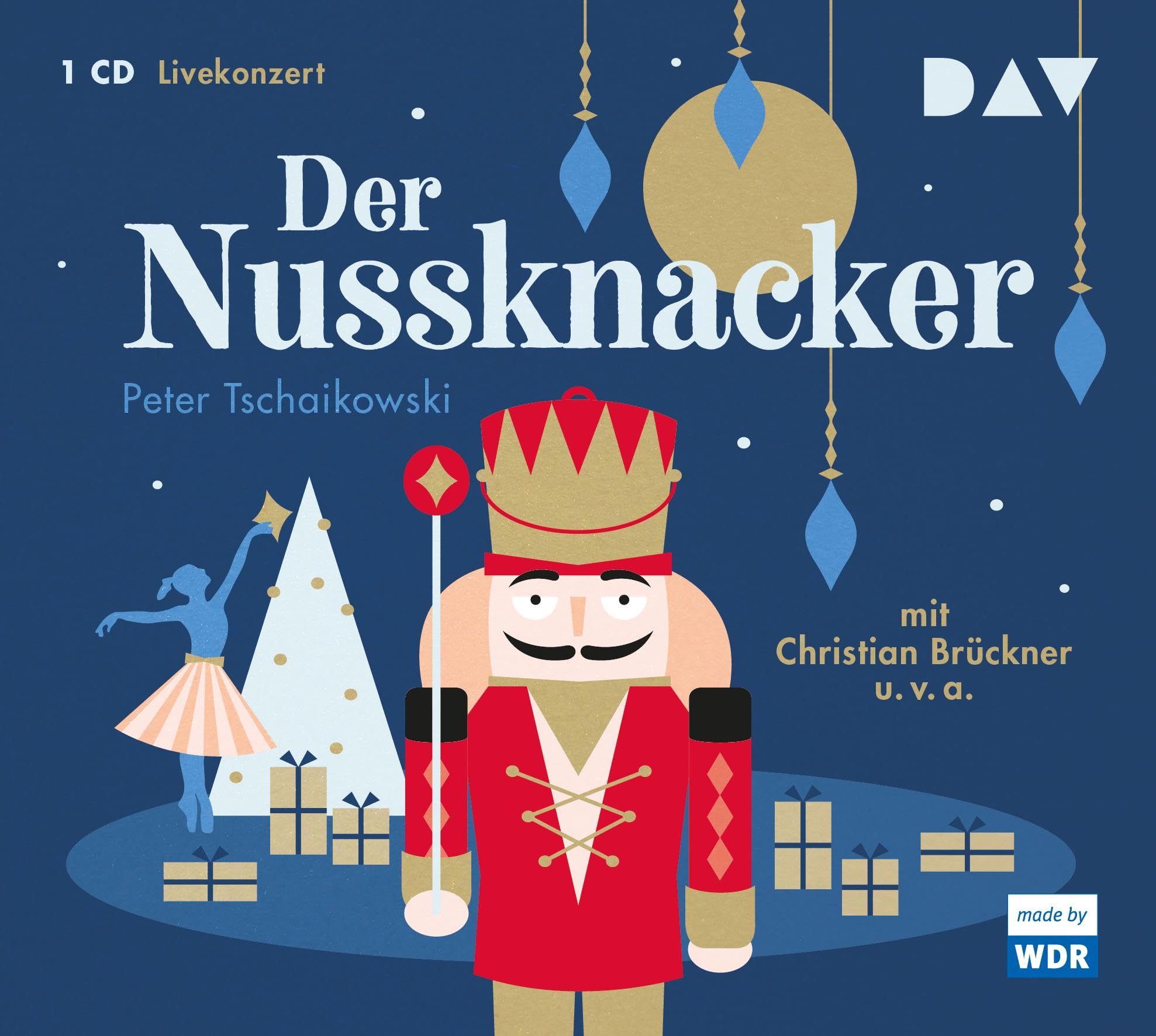 Der Nussknacker: Livekonzert mit Christian Brückner, dem WDR Sinfonieorchester u.v.a. (1 CD) Non-fiction