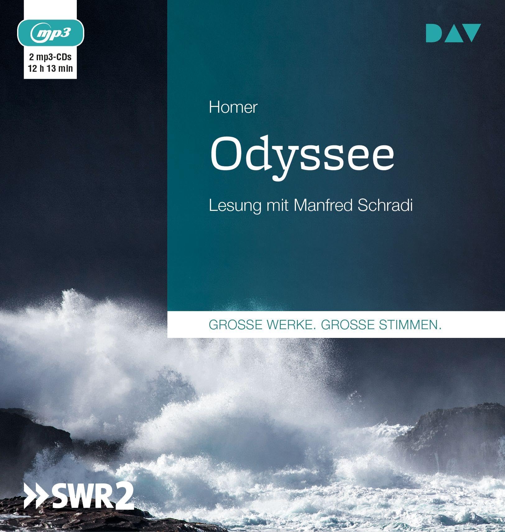 Odyssee: Lesung mit Manfred Schradi (2 mp3-CDs) Classics