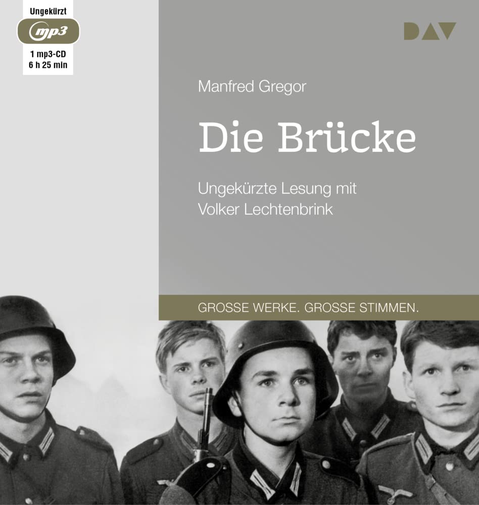 Die Brücke: Ungekürzte Lesung mit Volker Lechtenbrink (1mp3- CD) Contemporary literature