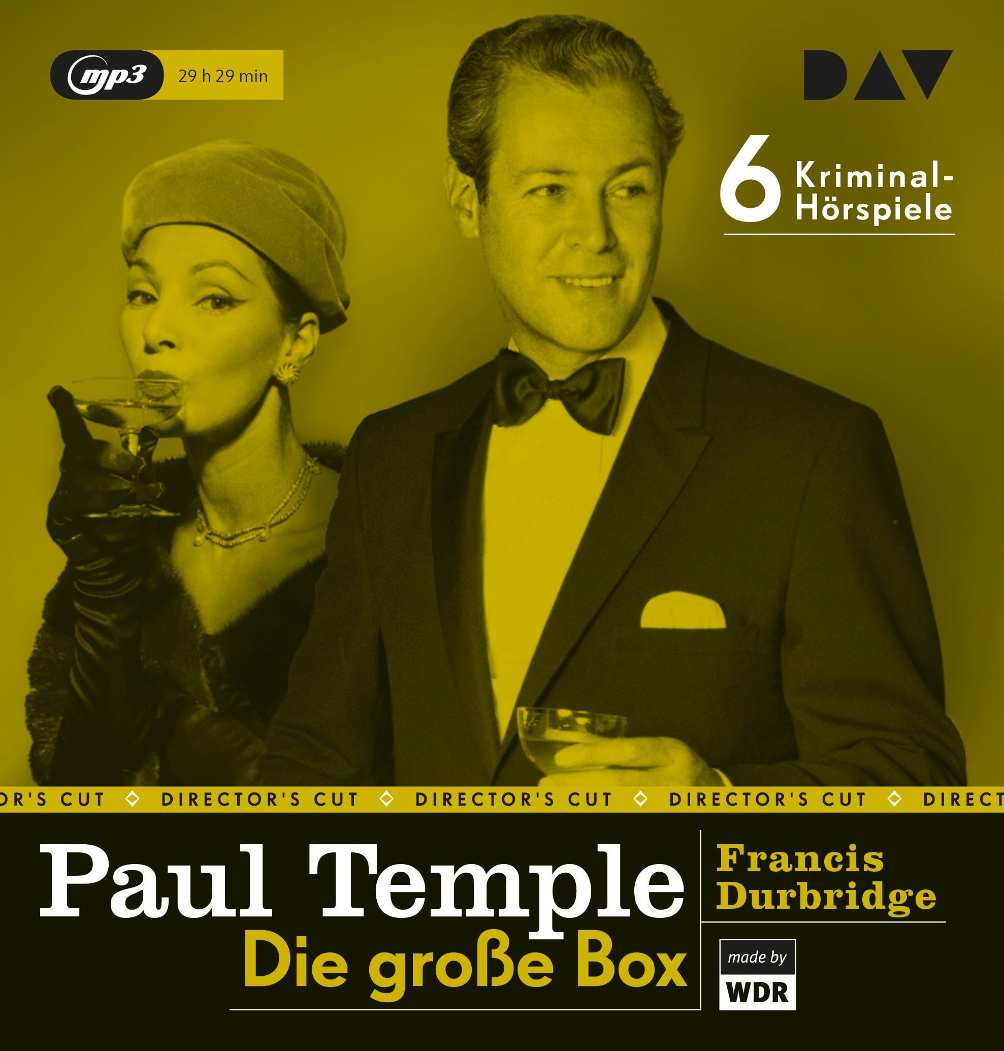 Paul Temple – Die große Box: Die Original-Radiofassungen mit René Deltgen, Annemarie Cordes u.v.a. (6 mp3-CDs) Contemporary literature