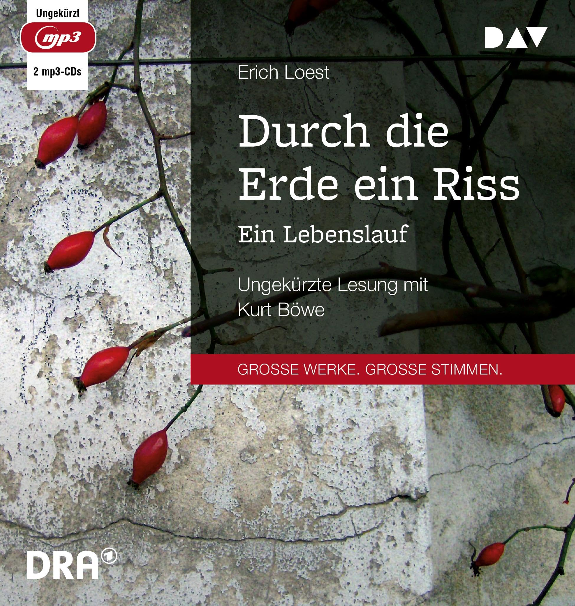 Durch die Erde ein Riss – Ein Lebenslauf: Ungekürzte Lesung mit Kurt Böwe (2 mp3-CDs) Contemporary literature