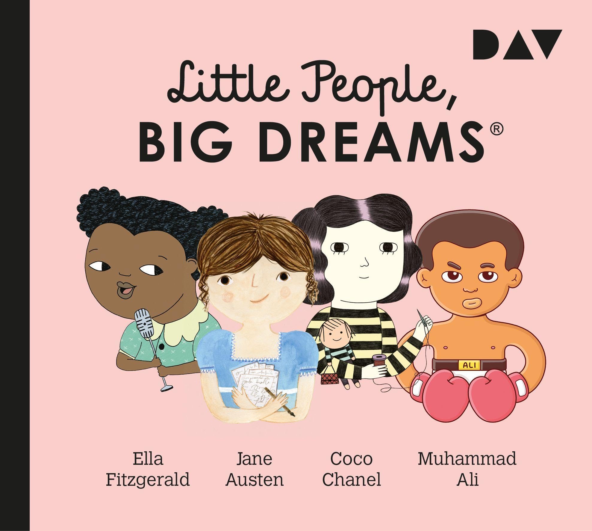 Little People, Big Dreams® – Teil 2: Ella Fitzgerald, Jane Austen, Coco Chanel, Muhammad Ali: Hörspiele mit Peter Lontzek, Dirk Petrick u.v.a. (1 CD) Music