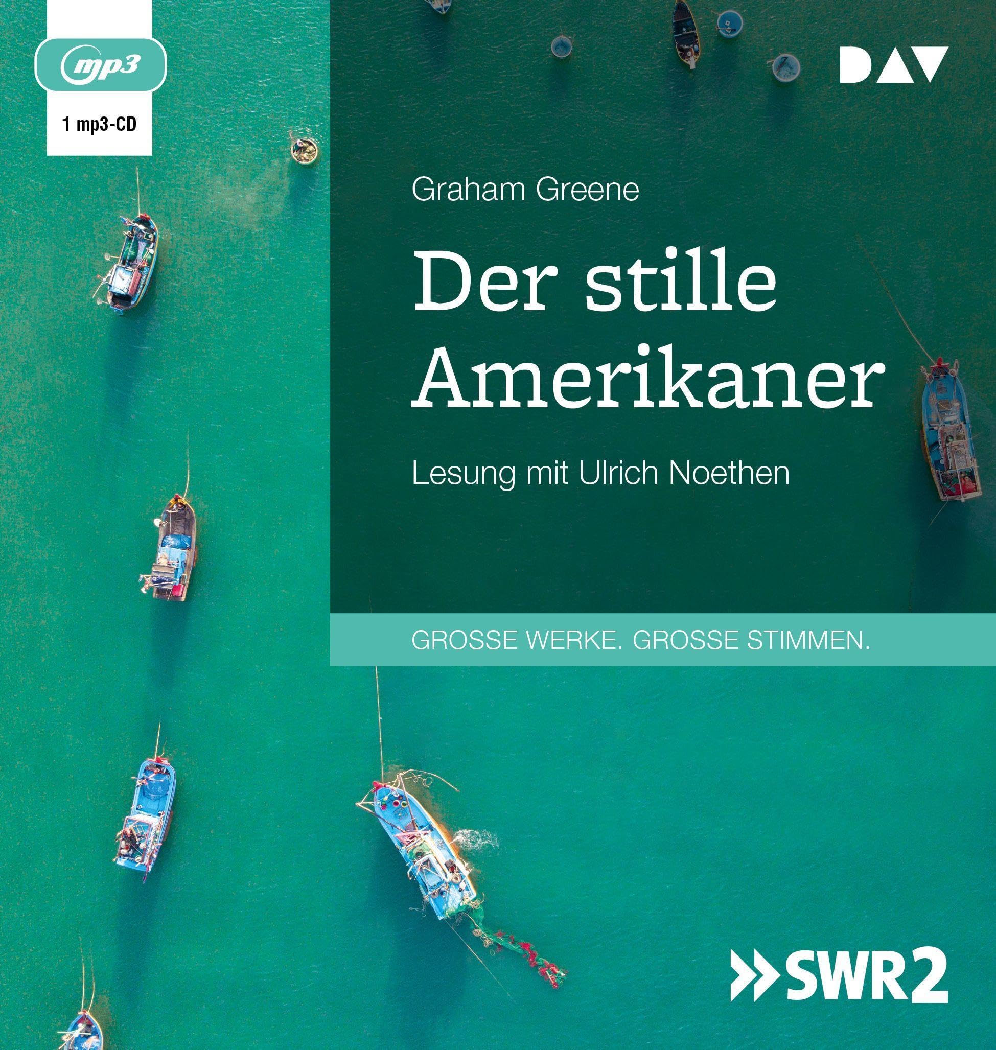 Der stille Amerikaner: Lesung mit Ulrich Noethen (1 mp3-CD) Contemporary literature