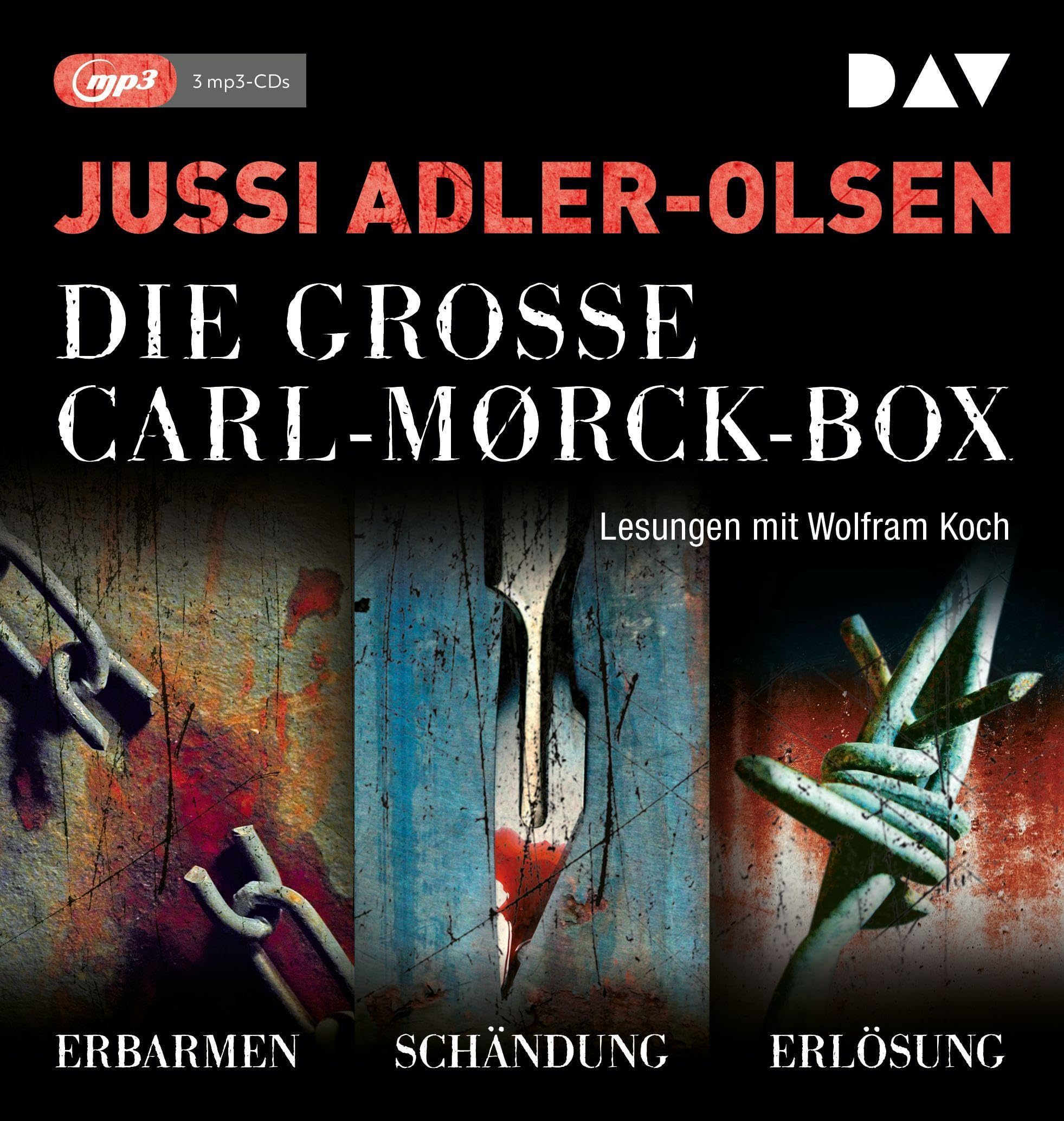 Die große Carl-Mørck-Box 1: Lesungen mit Wolfram Koch (3 mp3-CDs) (Carl-Mørck-Reihe) Contemporary literature
