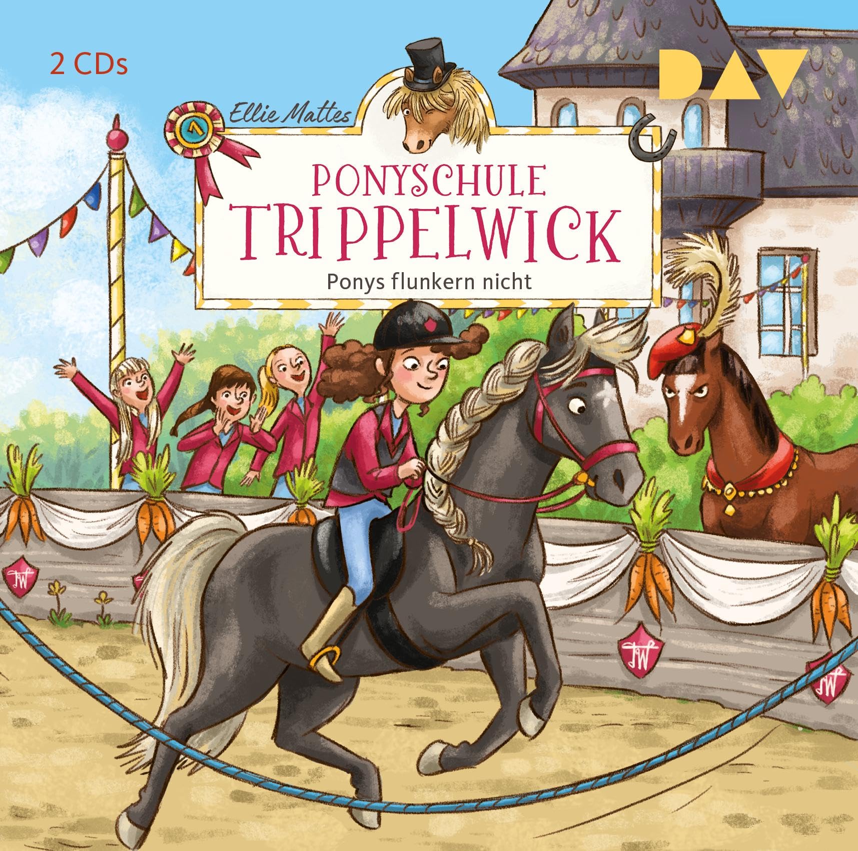 Ponyschule Trippelwick – Teil 4: Ponys flunkern nicht: Lesung mit Musik mit Gabrielle Pietermann (2 CDs) Novels & Short Stories for children