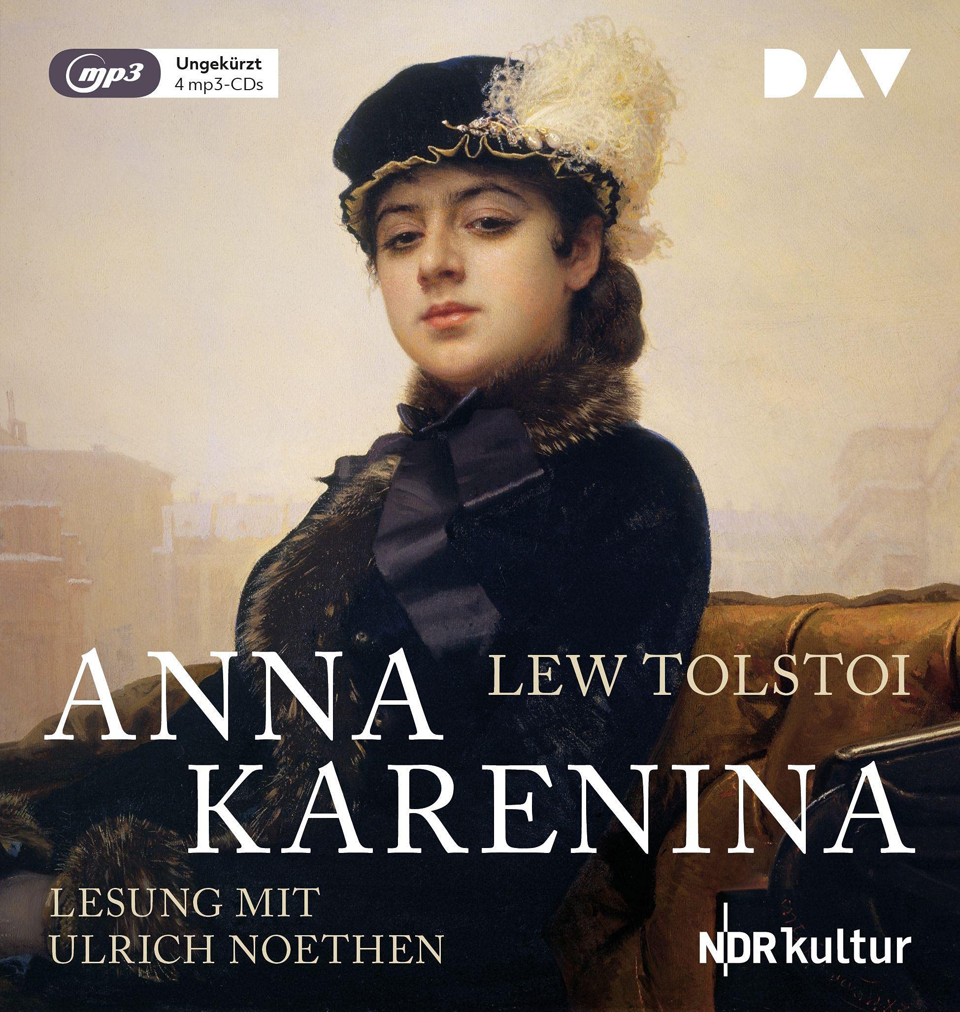 Anna Karenina: Ungekürzte Lesung mit Ulrich Noethen (4 mp3-CDs) Classics