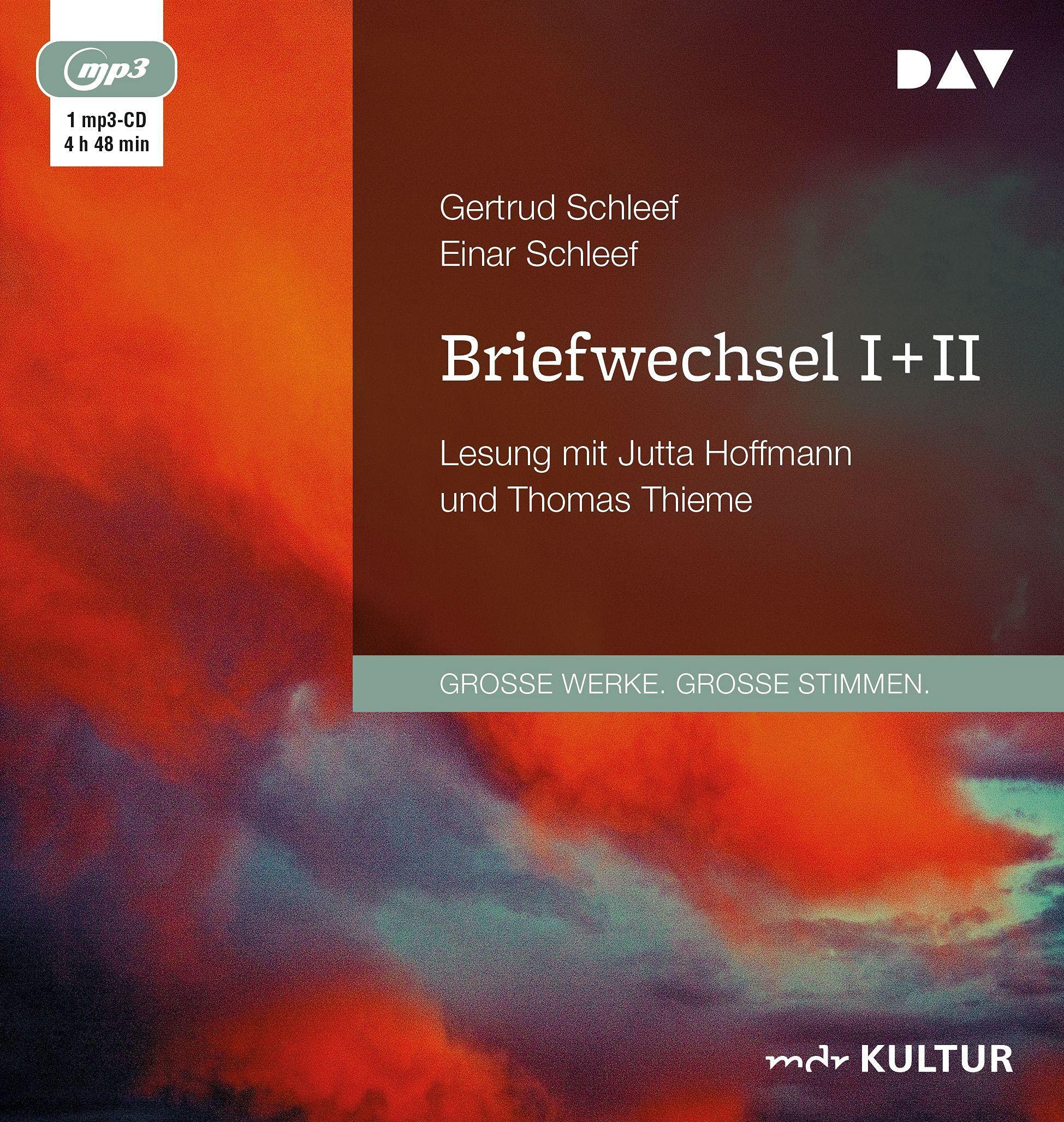Briefwechsel I + II: Lesung mit Jutta Hoffmann und Thomas Thieme (1 mp3-CD) Essays & Short Stories