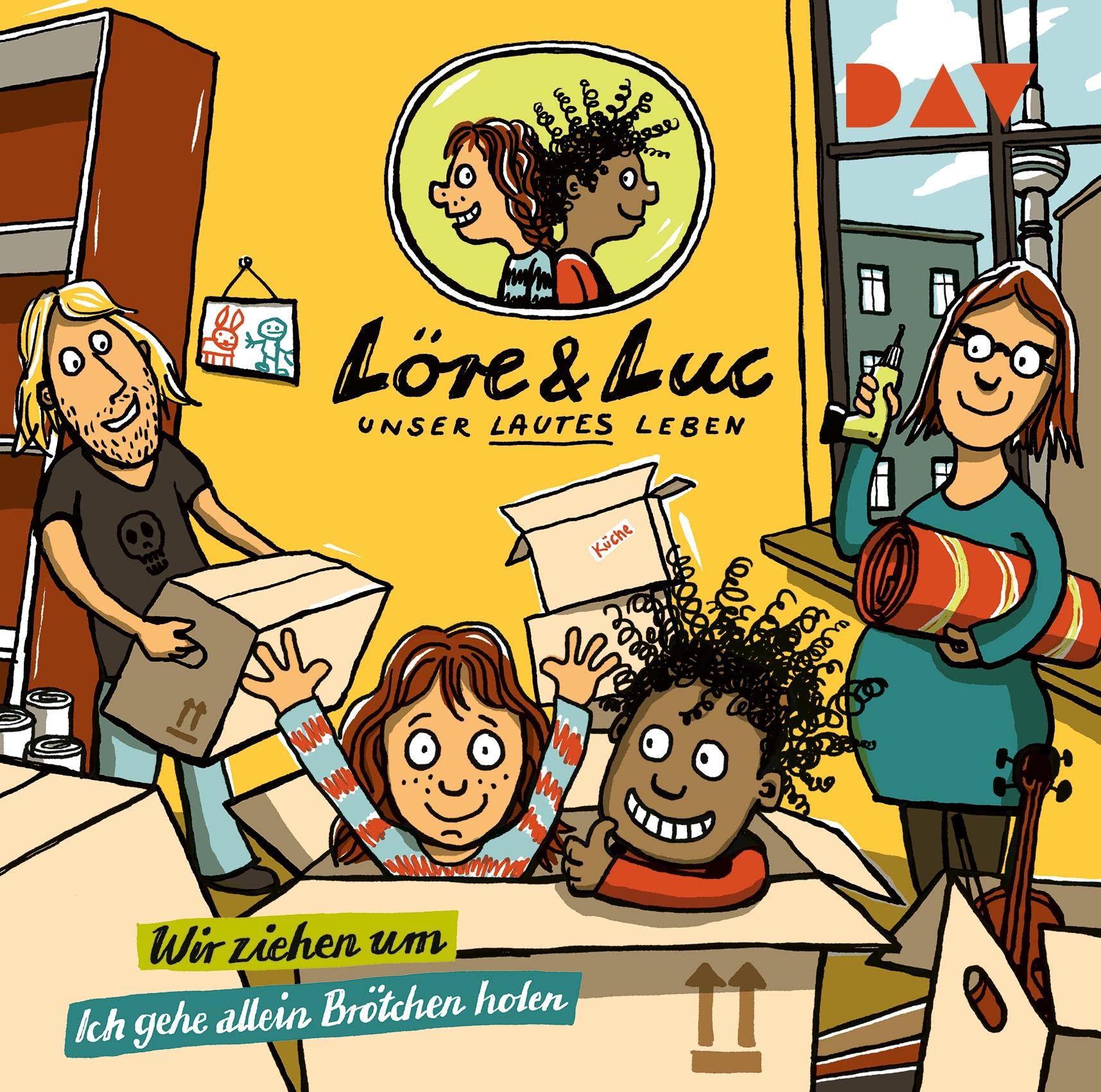 Löre & Luc – Unser lautes Leben (1). Folge 1: Wir ziehen um / Folge 2: Ich gehe allein Brötchen holen: Hörspiele mit Ilja Richter u.v.a. (1 CD) Parents & Children