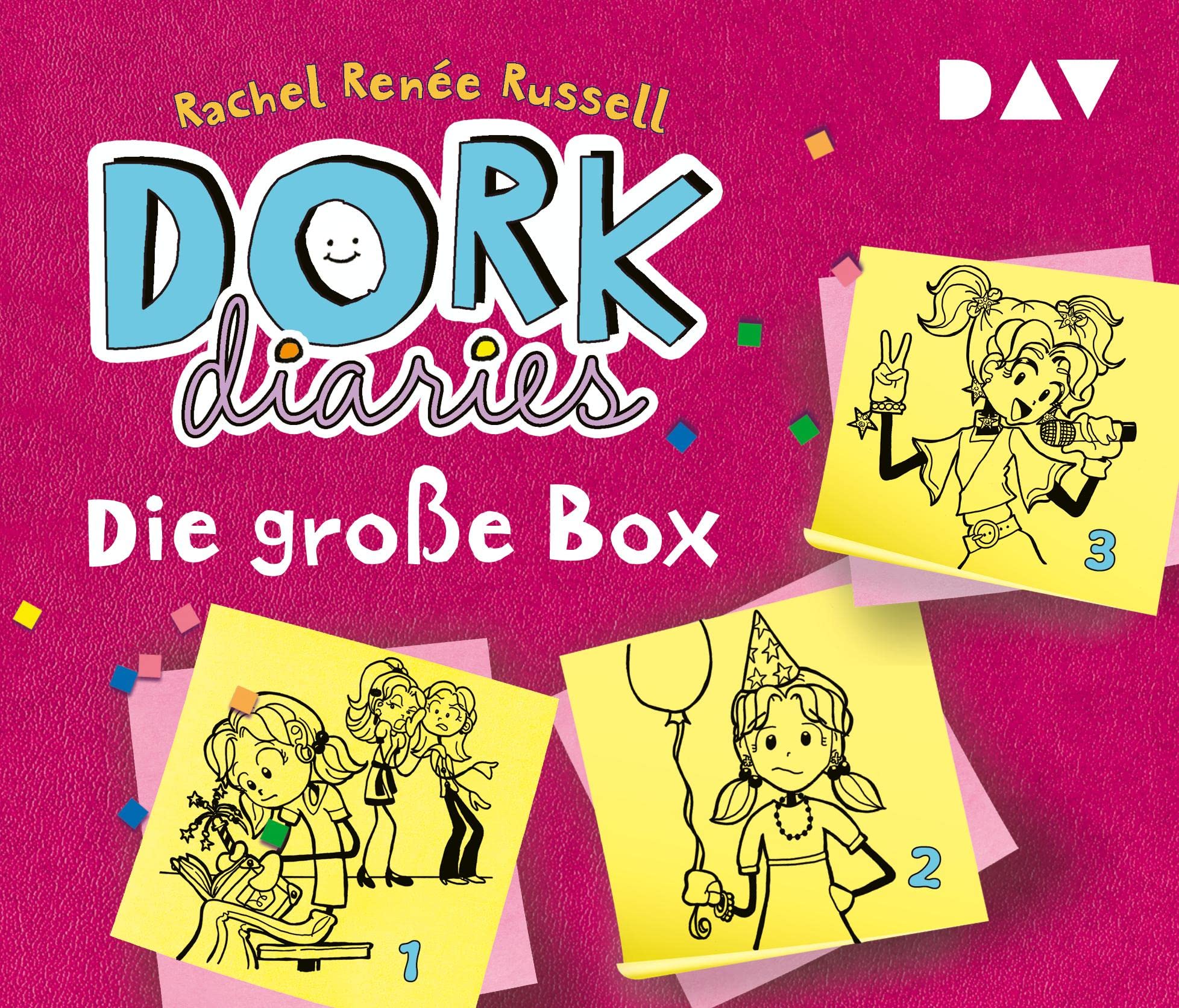 DORK Diaries – Die große Box (Teil 1-3): Lesungen mit Gabrielle Pietermann (6 CDs) Lifestyle