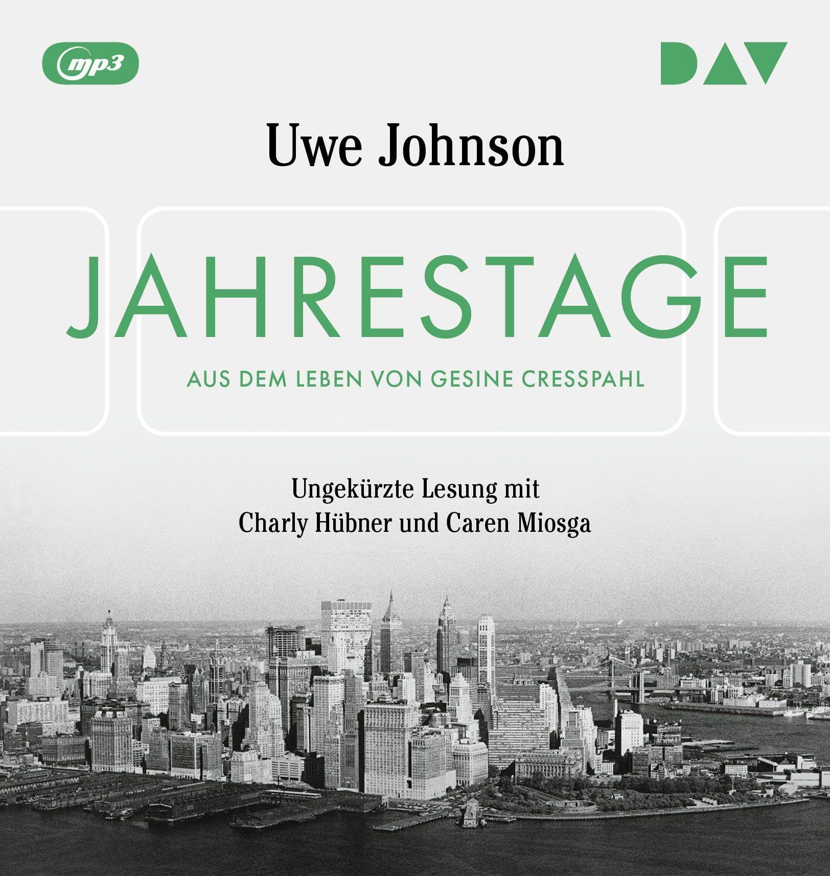 Jahrestage. Aus dem Leben von Gesine Cresspahl Contemporary literature
