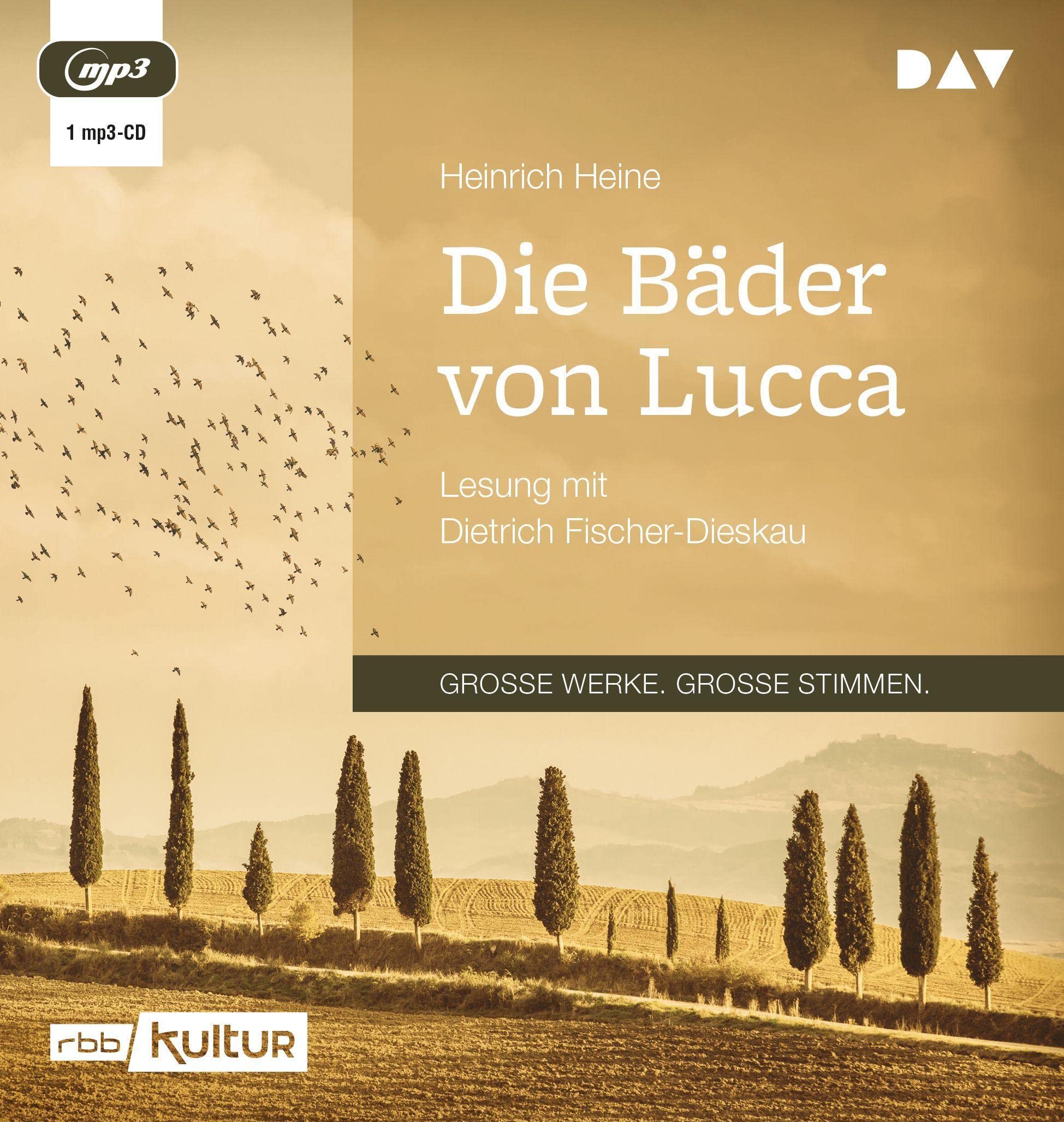 Die Bäder von Lucca: Lesung mit Dietrich Fischer-Dieskau (1 mp3-CD) Classics