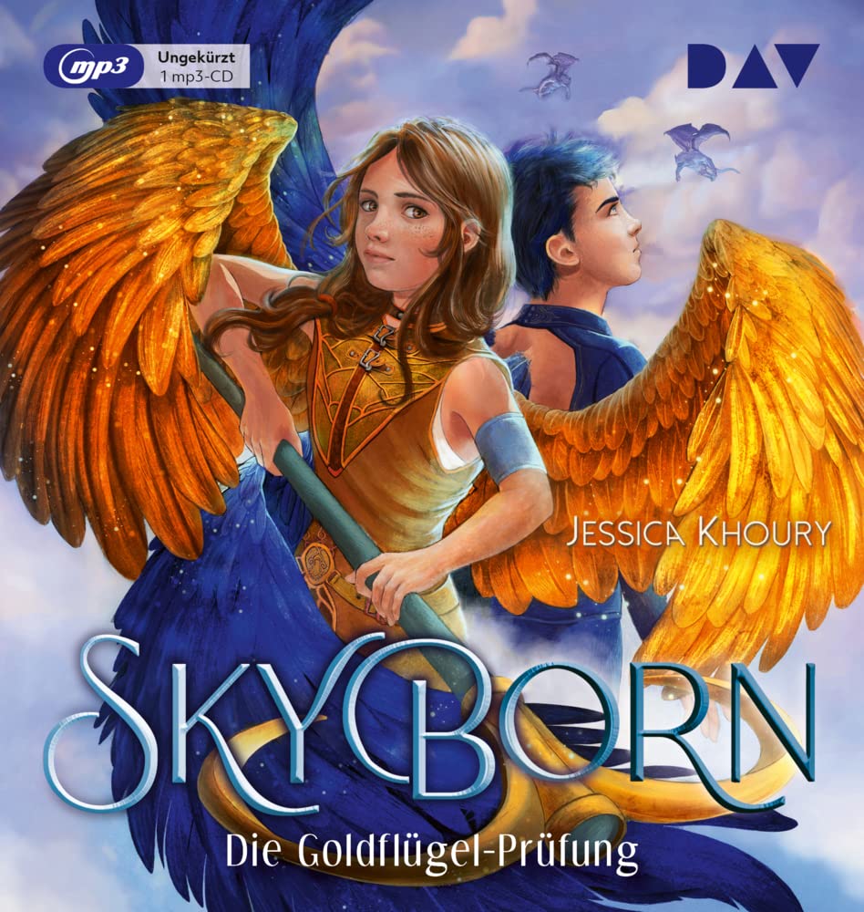 Skyborn – Teil 1: Die Goldflügel-Prüfung: Ungekürzte Lesung mit Madiha Kelling Bergner, Stefan Kaminski und Timo Weisschnur (1 mp3-CD) Novels & Short Stories