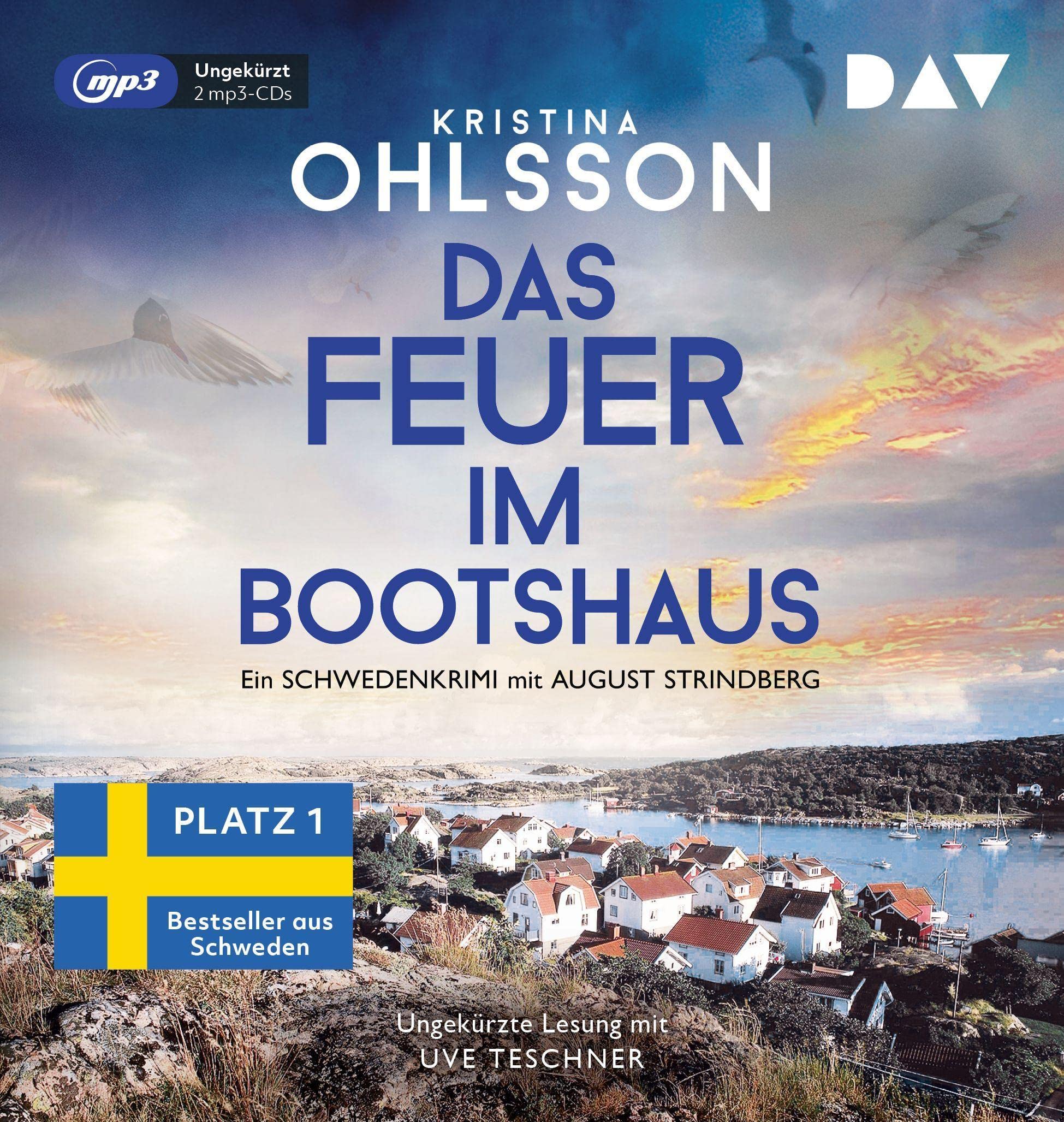 Das Feuer im Bootshaus. Ein Schwedenkrimi mit August Strindberg: Ungekürzte Lesung mit Uve Teschner (2 mp3-CDs) (August-Strindberg-Reihe) Contemporary literature