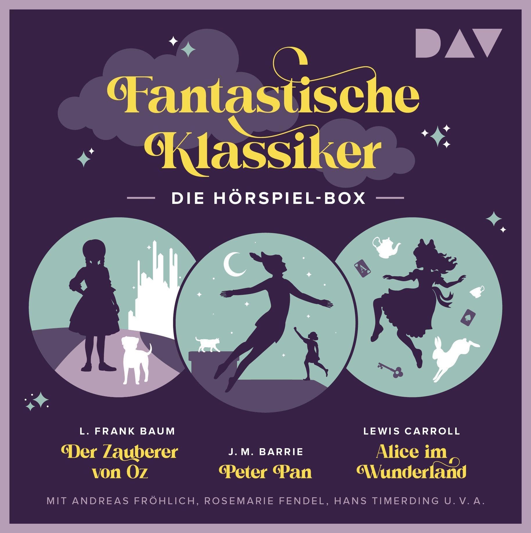 Fantastische Klassiker - Die Hörspiel-Box. Der Zauberer von Oz, Peter Pan, Alice im Wunderland Novels & Short Stories