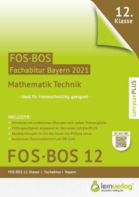 Abiturprüfung Mathematik Technik FOS/BOS Bayern 12. Klasse Study Guides