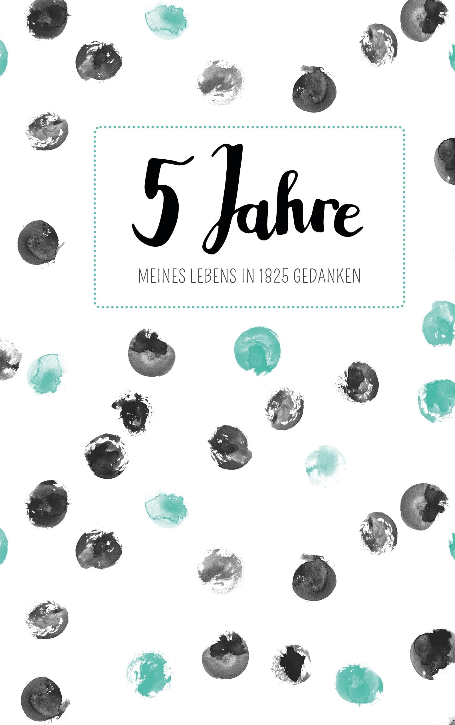 Tagebuch - 5 Jahre: Ringbuch, 192 Seiten, cremeweiß liniert Living & Furnishing