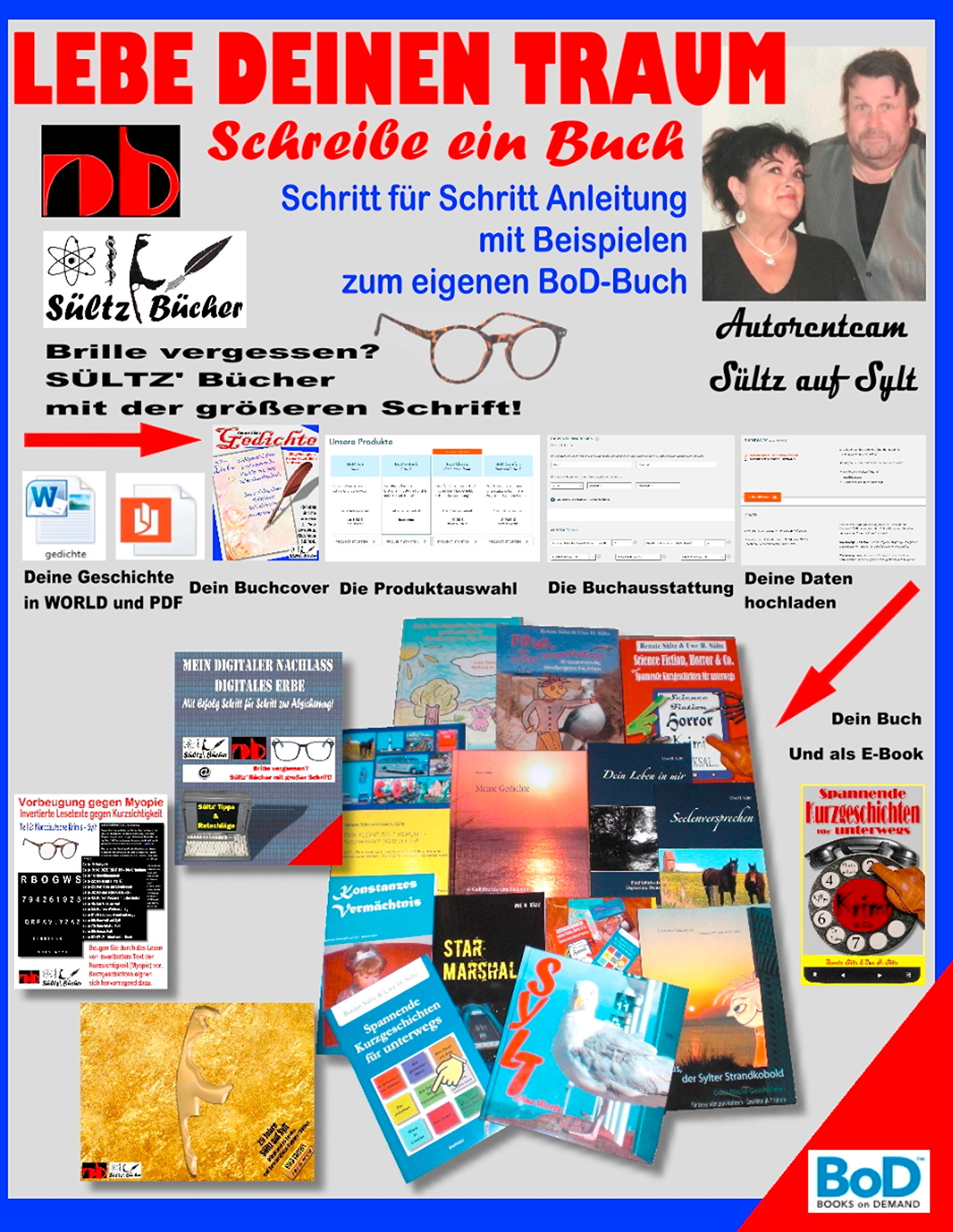 Lebe deinen Traum - Schreibe ein Buch - Schritt für Schritt-Anleitung mit Beispielen zum eigenen BoD-Buch Business, Finance & Career