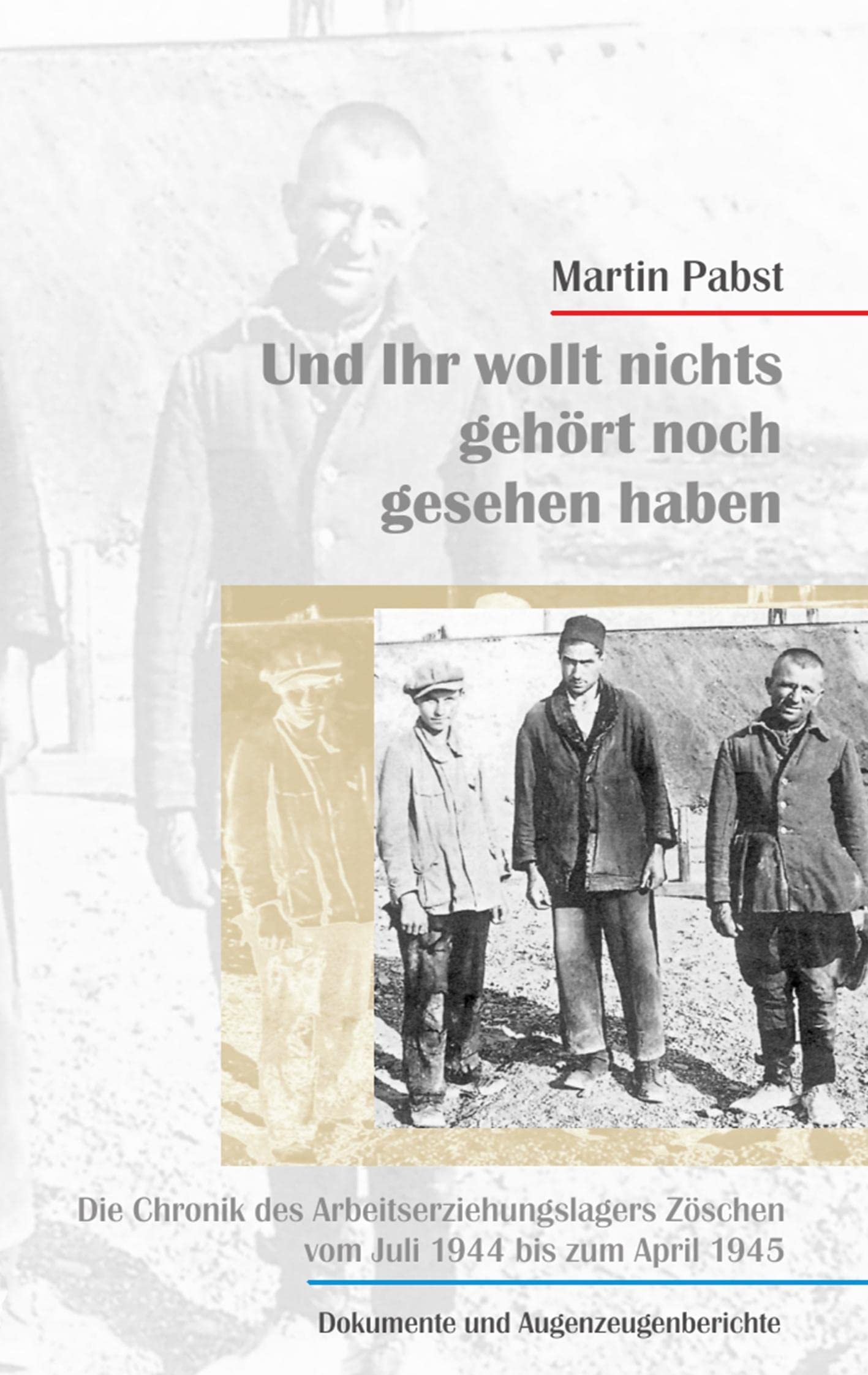 Und ihr wollt nichts gesehen noch gehört haben: Die Chronik des Arbeitserziehungslagers Zöschen vom Juli 1944 bis zum April 1945 German history