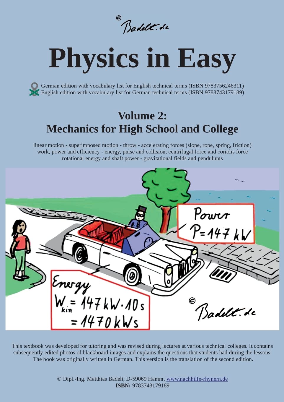 Physics in Easy: Mechanics for High School and College Study Guides