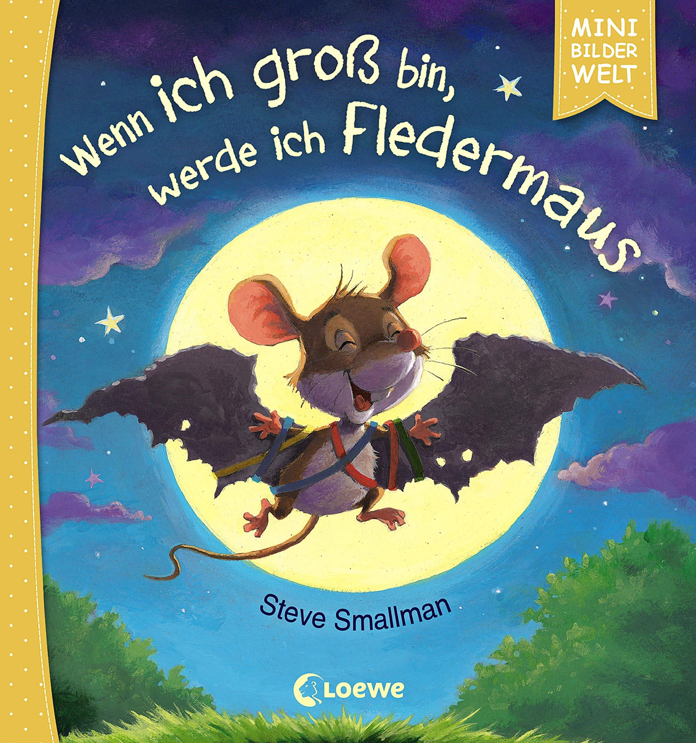 Mini-Bilderwelt - Wenn ich groß bin, werde ich Fledermaus Garden & Plants
