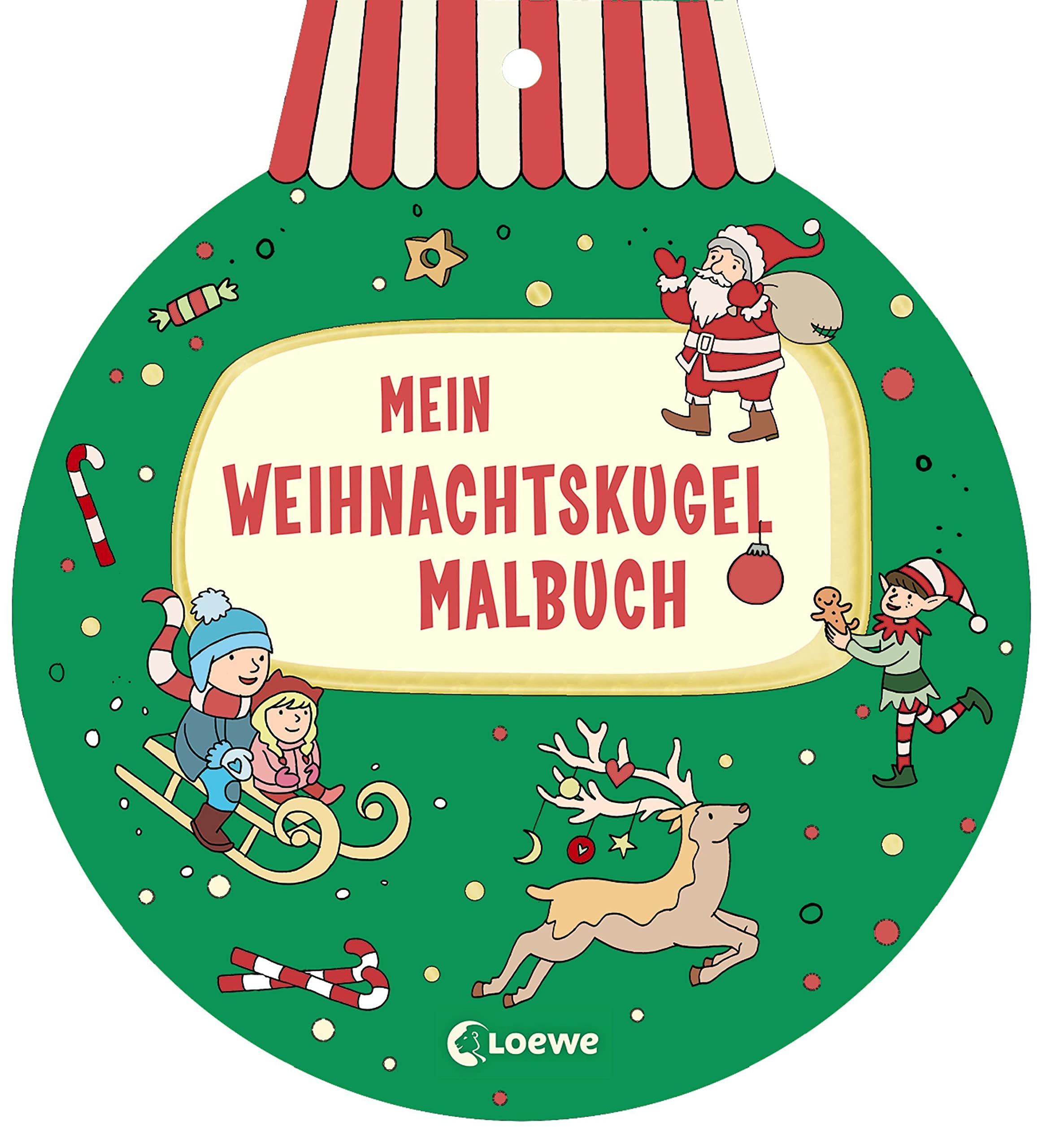 Mein Weihnachtskugel-Malbuch: Weihnachtliches Malbuch für Kinder ab 5 Jahre Hobbies & Crafts
