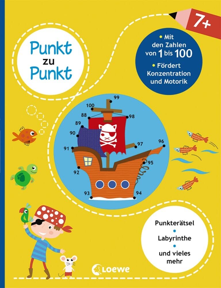 Punkt zu Punkt - Mit den Zahlen von 1 bis 100: Lernspiele für Kinder ab 7 Jahre Humour & Satire