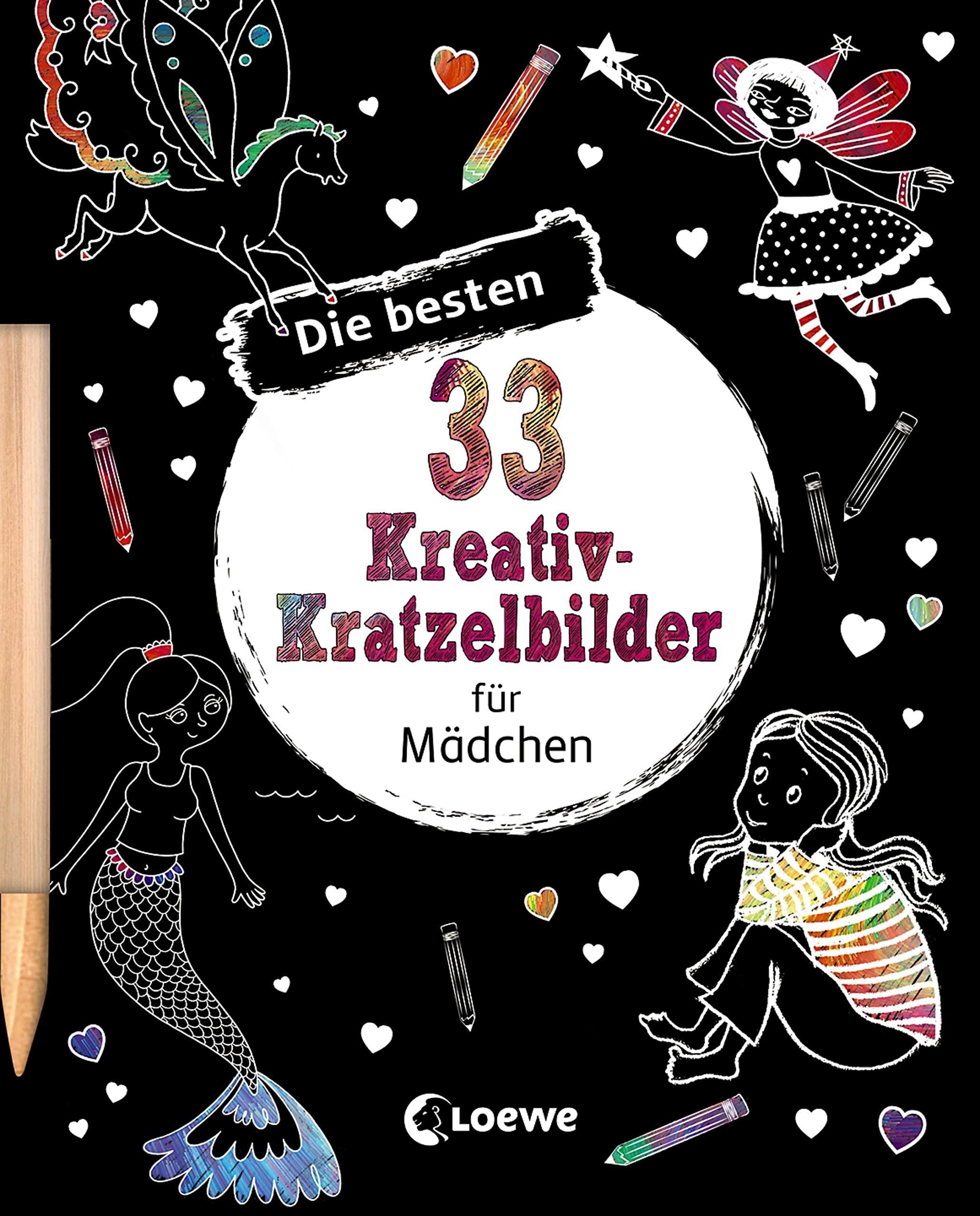 Die besten 33 Kreativ-Kratzelbilder für Mädchen Film, Art & Culture