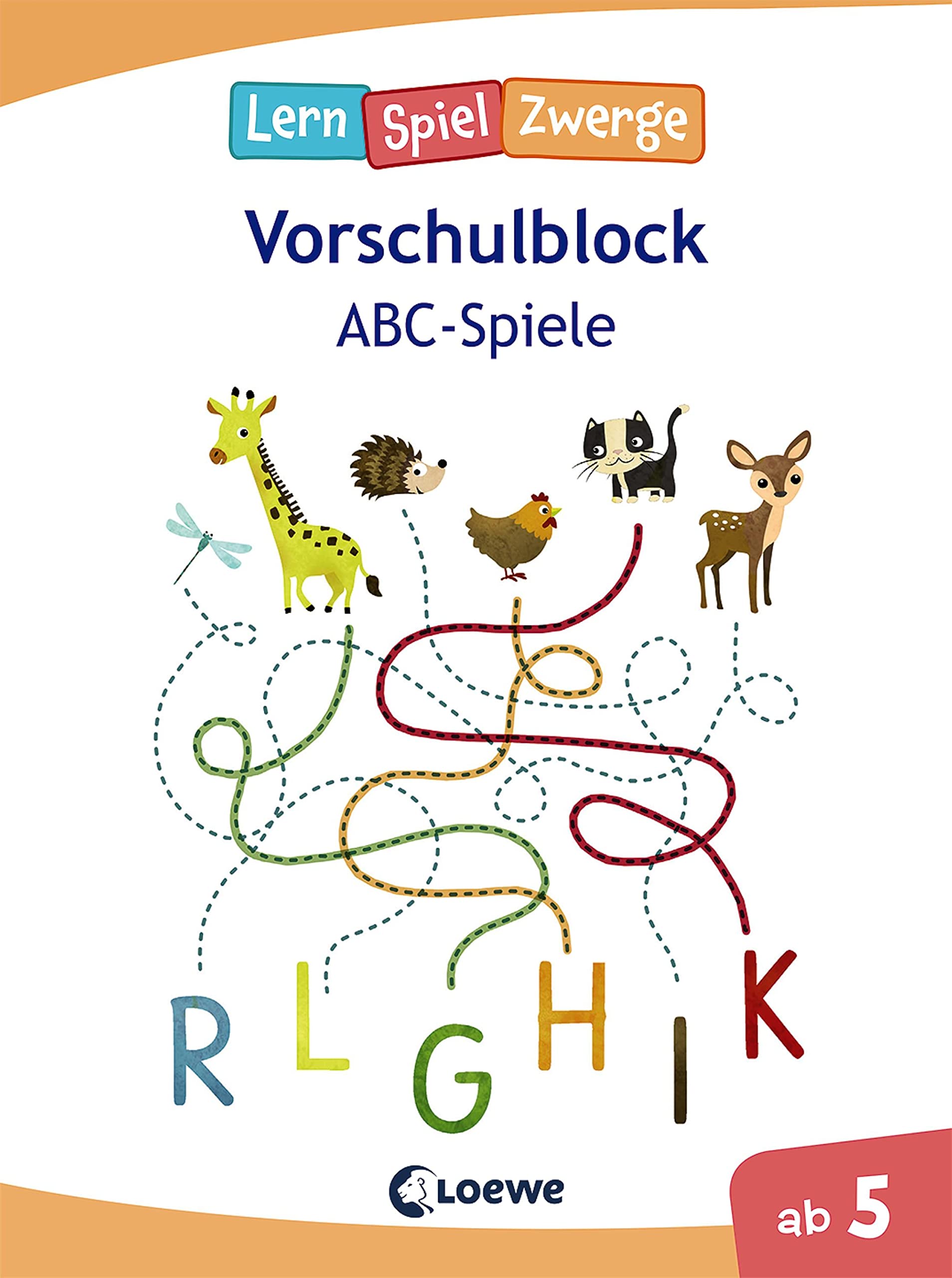 Die neuen LernSpielZwerge - ABC-Spiele: Vorschulblock ab 5 Jahre - Lernspiele und Übungen zum Buchstabenlernen für Kindergarten und Vorschule Leisure & Fun