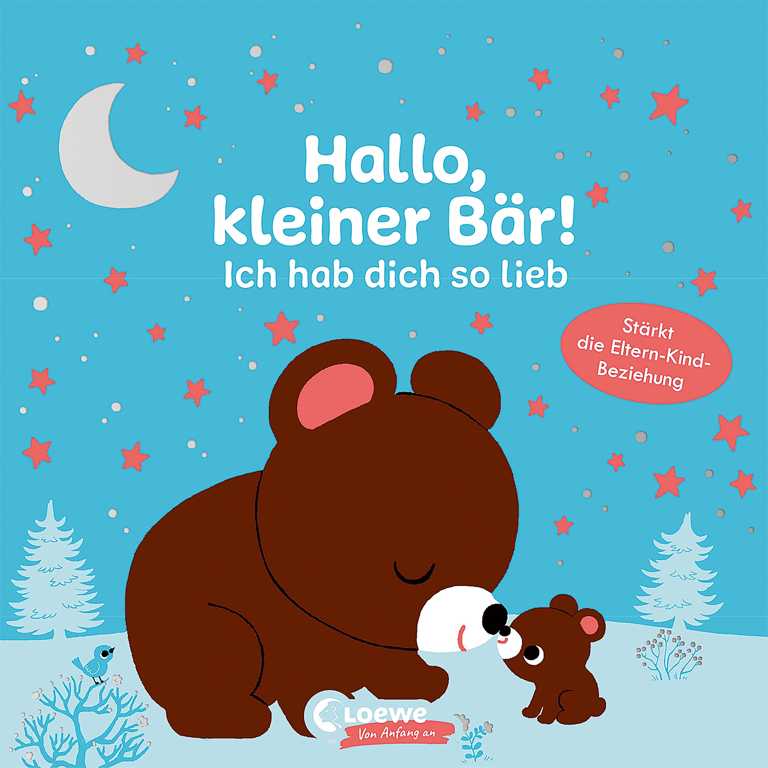 Hallo, kleiner Bär! Ich hab dich so lieb: Pappbilderbuch für Kleinkinder ab 12 Monate - Stärkt die Eltern-Kind-Beziehung (Sehen, Fühlen und Entdecken) Leisure, Home & Garden