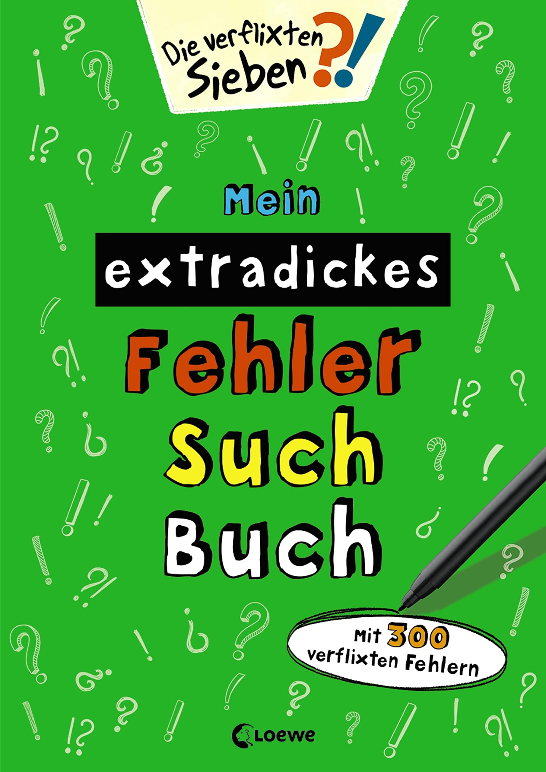 Mein extradickes Fehler-Such-Buch (grün): Mit 300 verflixten Fehlern - Rätsel- und Beschäftigungsbuch für Kinder ab 5 Jahre (Die verflixten Sieben) Leisure & Fun