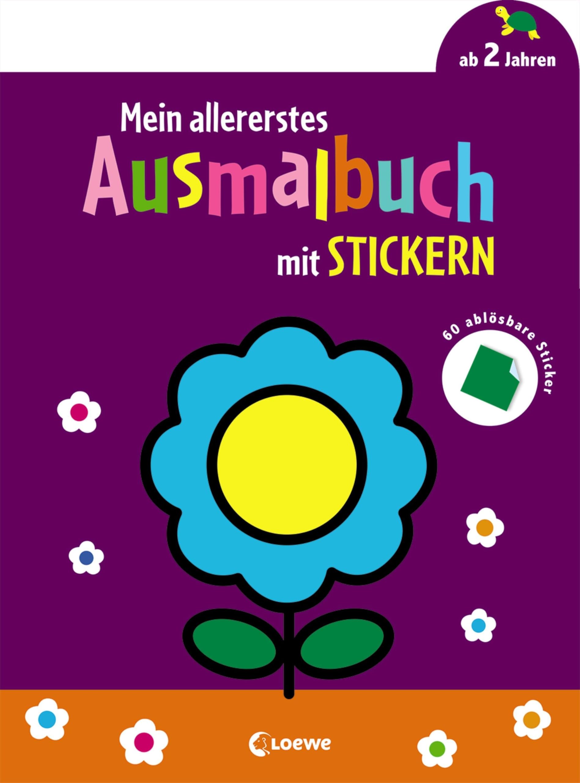 Mein allererstes Ausmalbuch mit Stickern (Blume) Film, Art & Culture