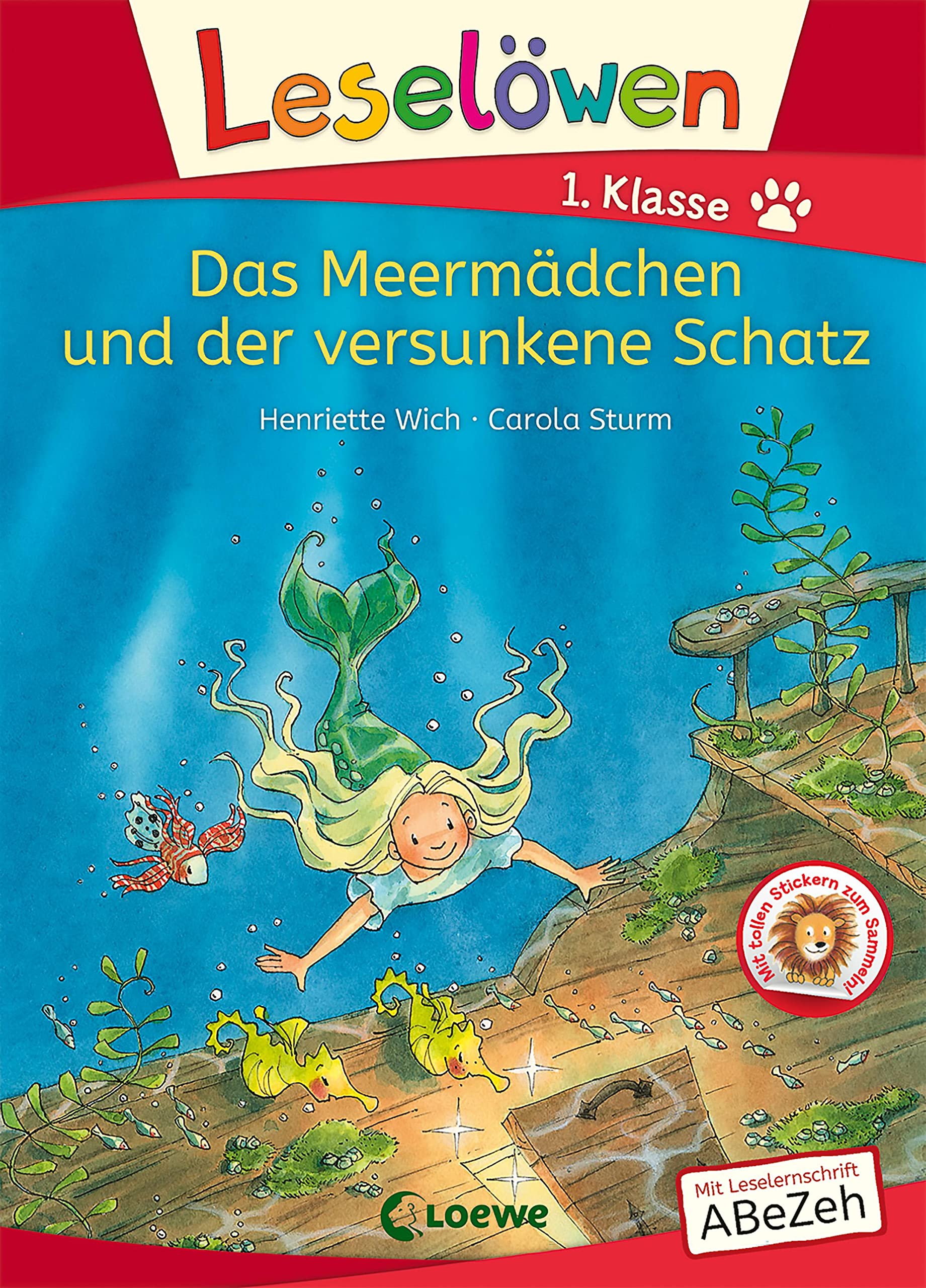 Leselöwen 1. Klasse - Das Meermädchen und der versunkene Schatz: Mit Leselernschrift ABeZeh - Erstlesebuch für Kinder ab 6 Jahren Non-fiction