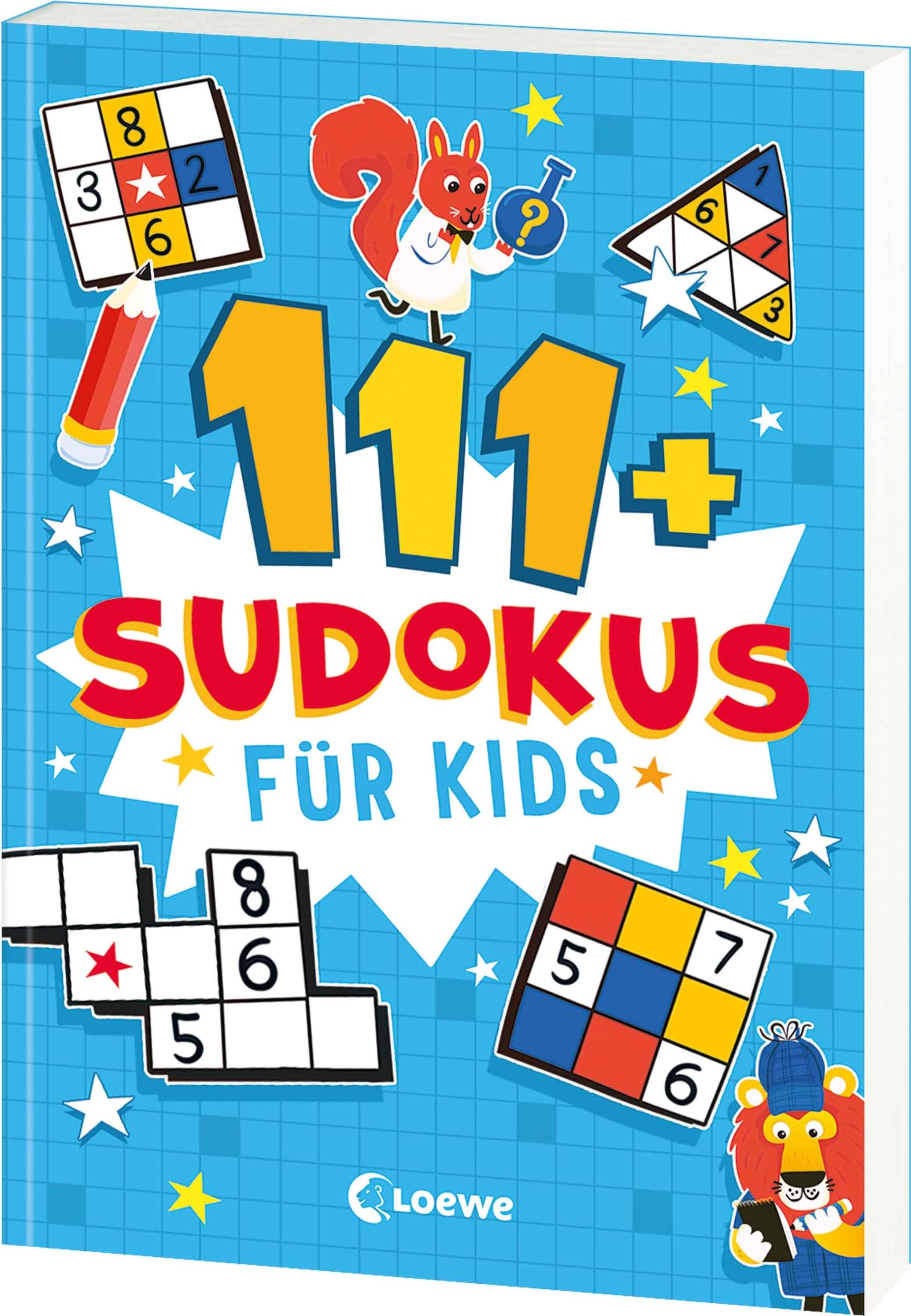 111+ Sudokus für Kids: Knifflige Zahlen-Rätsel mit verschiedenen Schwierigkeitsgraden ab 8 Jahren School books