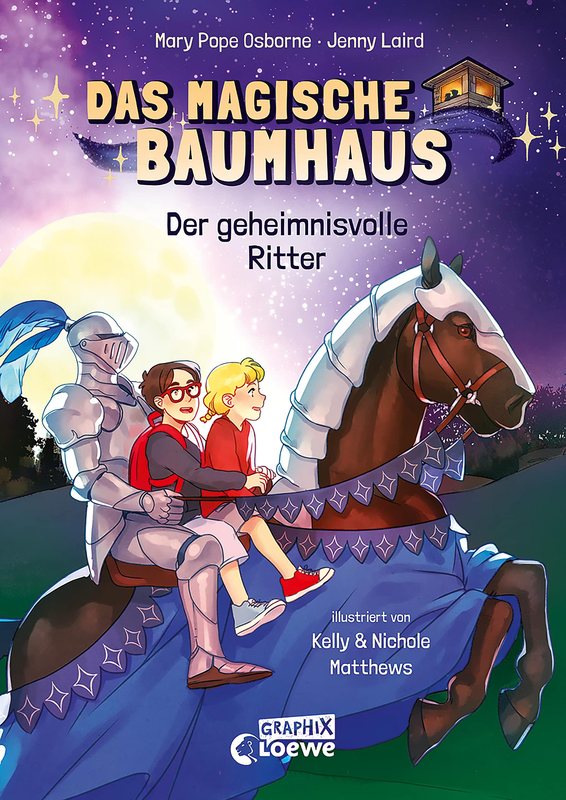 Das magische Baumhaus (Comic-Buchreihe, Band 2) - Der geheimnisvolle Ritter: Tauche ein in die Welt der Schlösser im Mittelalter - Comic-Buch für Kinder ab 7 Jahren Manga