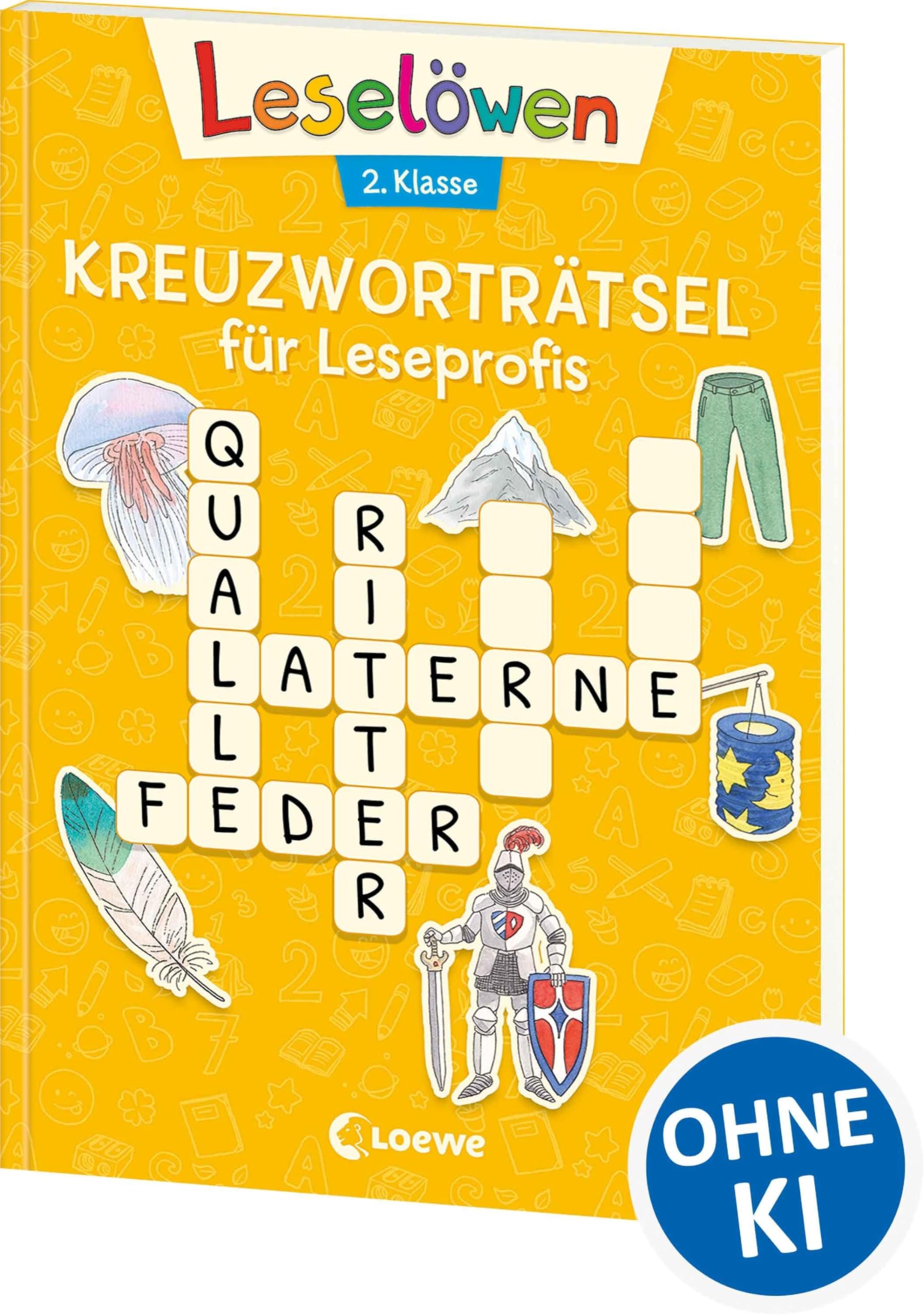 Leselöwen Kreuzworträtsel für Leseprofis - 2. Klasse (Sonnengelb) School books