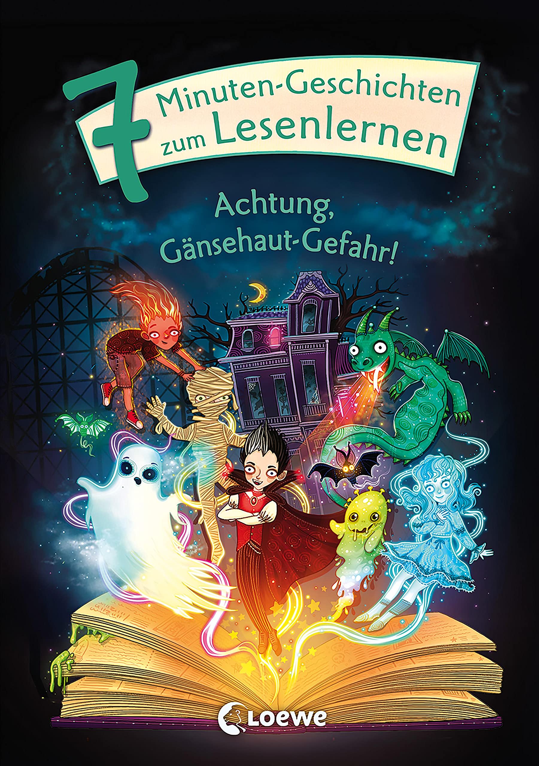Leselöwen - Das Original - 7-Minuten-Geschichten zum Lesenlernen - Achtung, Gänsehaut-Gefahr! Horror & Mystery