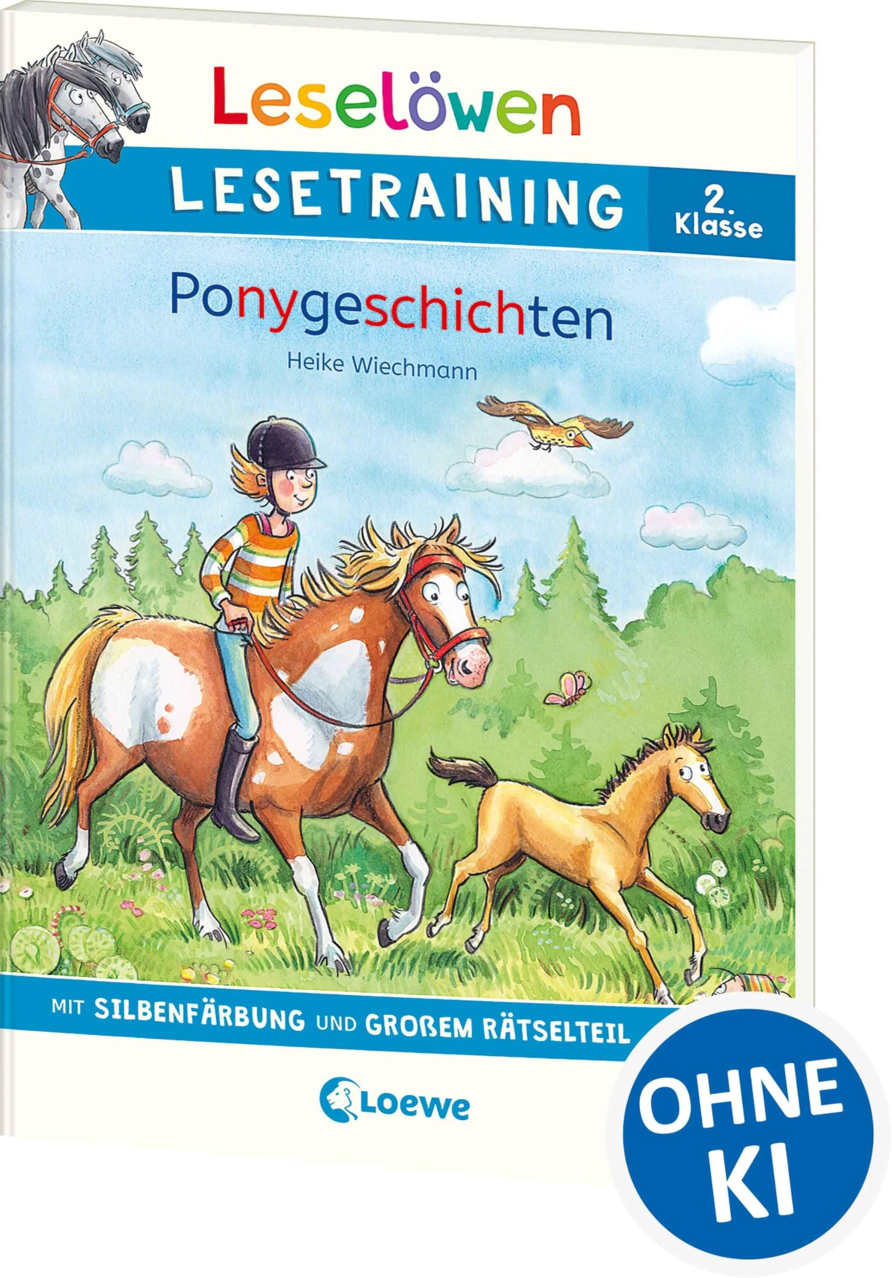 Leselöwen Lesetraining 2. Klasse - Ponygeschichten Pets