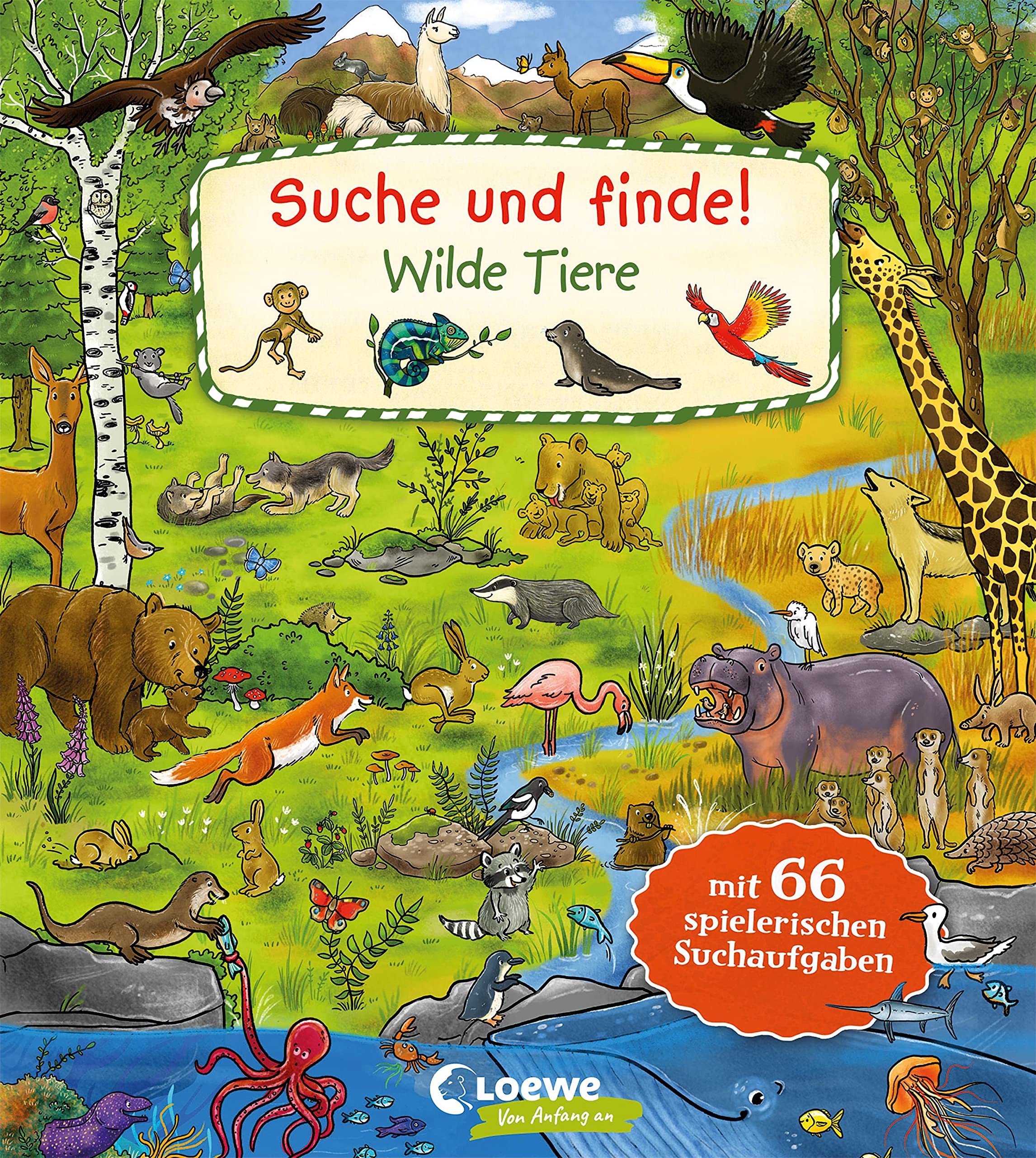Suche und finde! - Wilde Tiere Manga