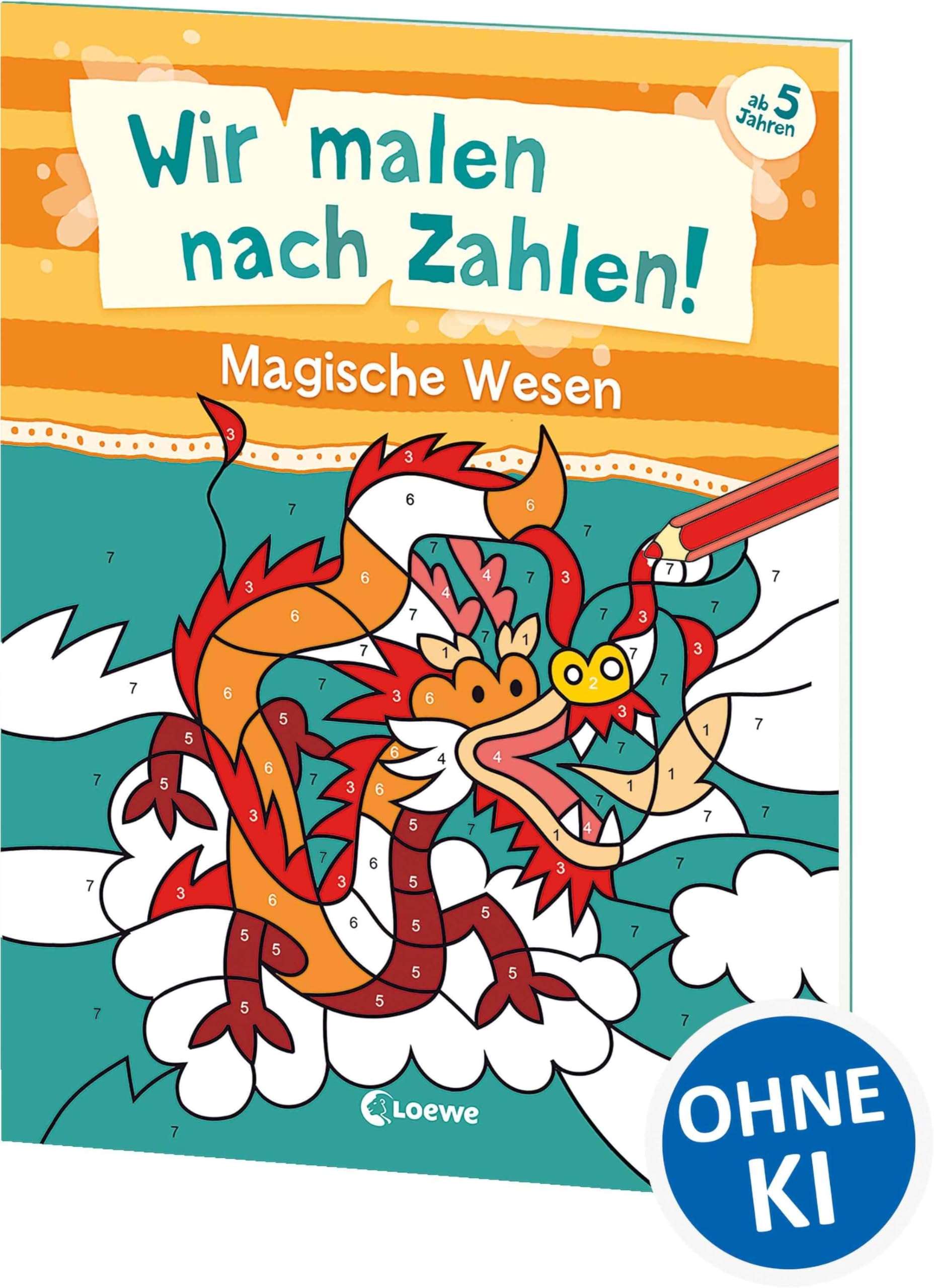 Wir malen nach Zahlen! - Magische Wesen: Beschäftigung für Kinder ab 5 Jahren - Hilft gegen Langeweile zu Hause oder unterwegs! Lifestyle