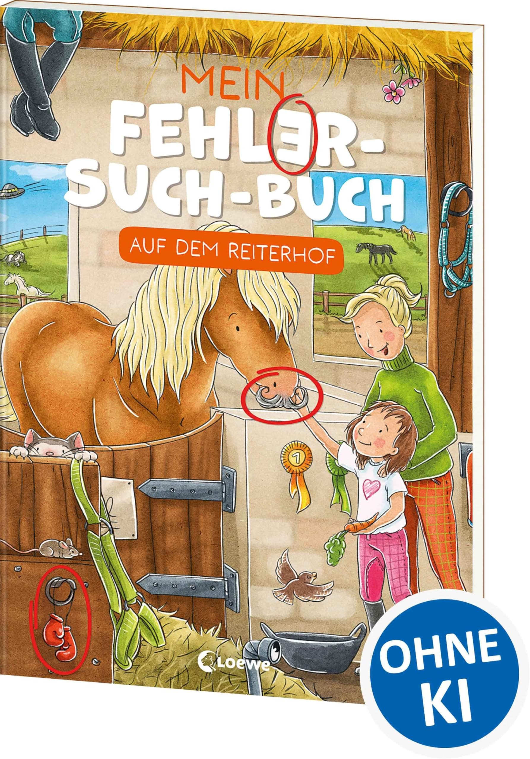 Mein Fehler-Such-Buch - Auf dem Reiterhof Pets