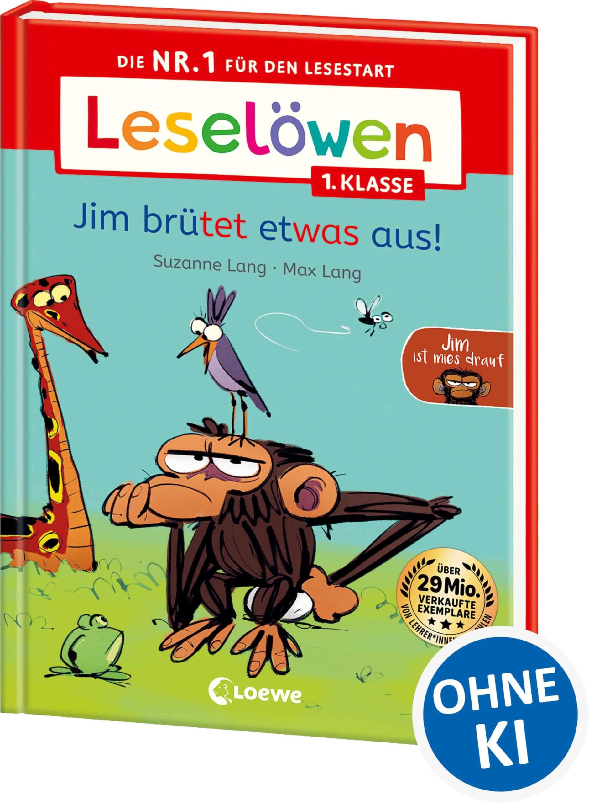 Leselöwen 1. Klasse - Jim ist mies drauf - Jim brütet etwas aus! Novels & Short Stories