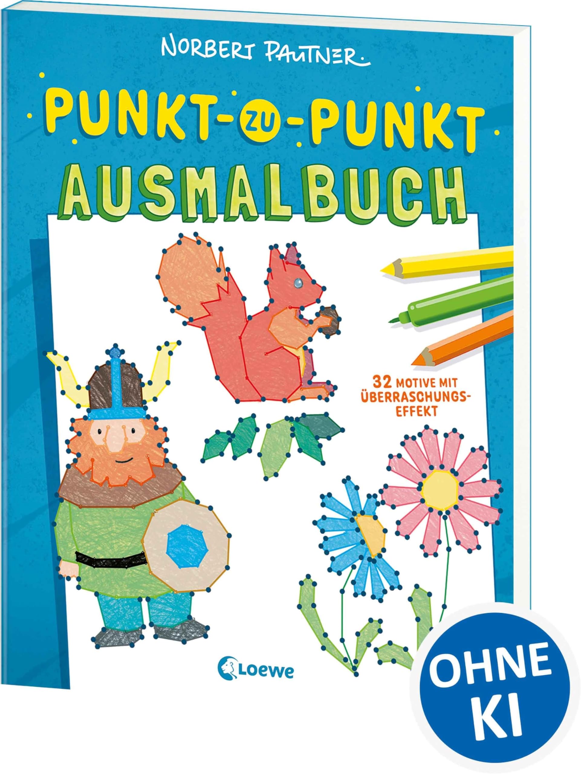 Punkt-zu-Punkt-Ausmalbuch (blau) Leisure & Fun